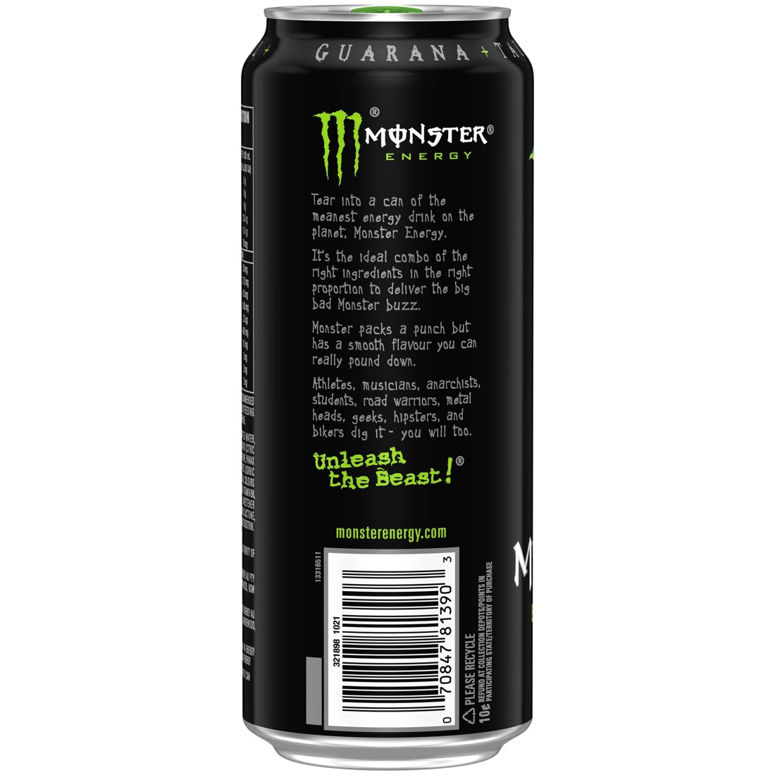 4 Monster Energy Drink Original 500ml, 4 of 6