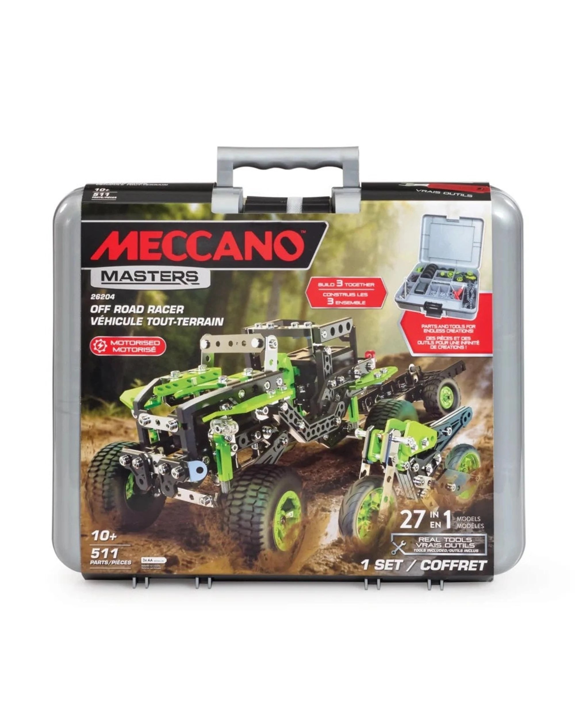 2 Meccano Masters 27-in-1 Off Road Racer Building Kit, 2 of 2