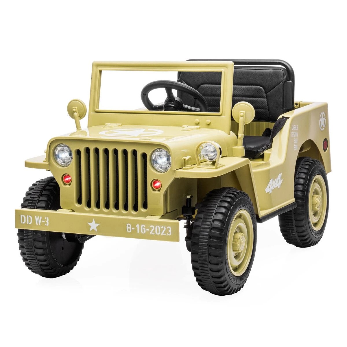 1 AUSWAY Kids Ride On Jeep Car Electric Vehicle Toy Off Road Truck 12V Battery Powered Childrens Driving Parental, 1 of 2