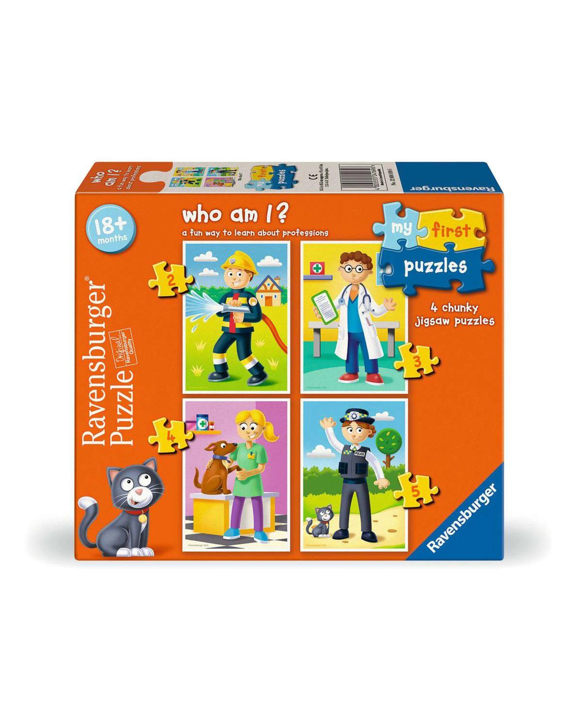 1 Ravensburger My First Puzzles Who Am I 2/3/4/5 Piece Jigsaw Puzzle, 1 of 5