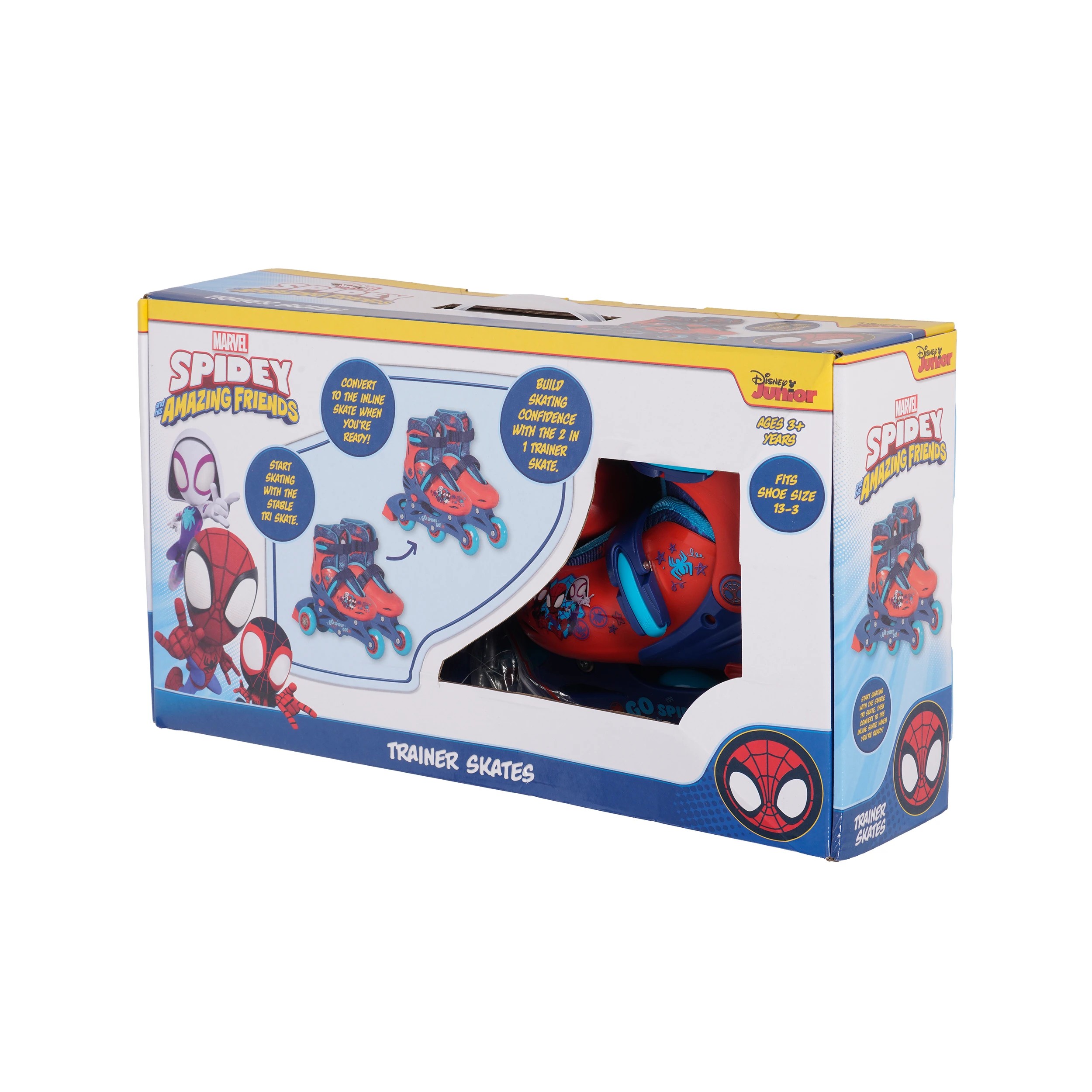 1 Disney Junior Marvel Spidey and His Amazing Friends Trainer Skates, 1 of 4