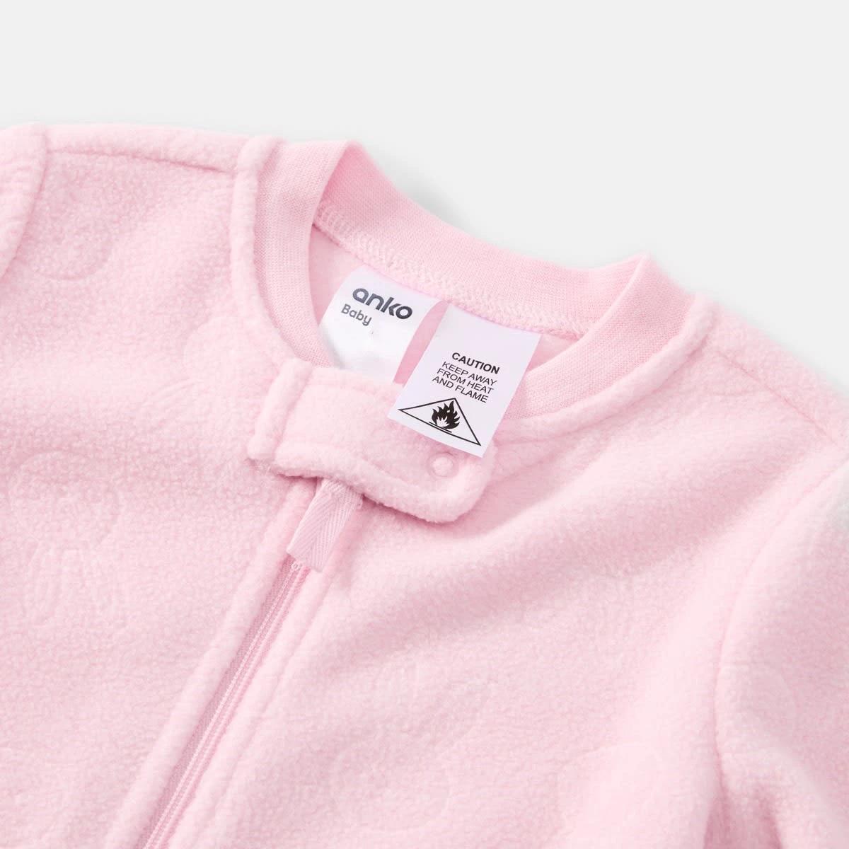 3 Fluffy Pramsuit Pnk Bunny, 3 of 4