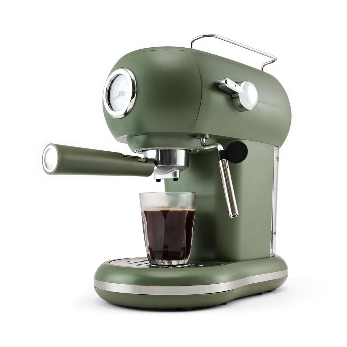 1 Retro Espresso Coffee Machine, 1 of 8