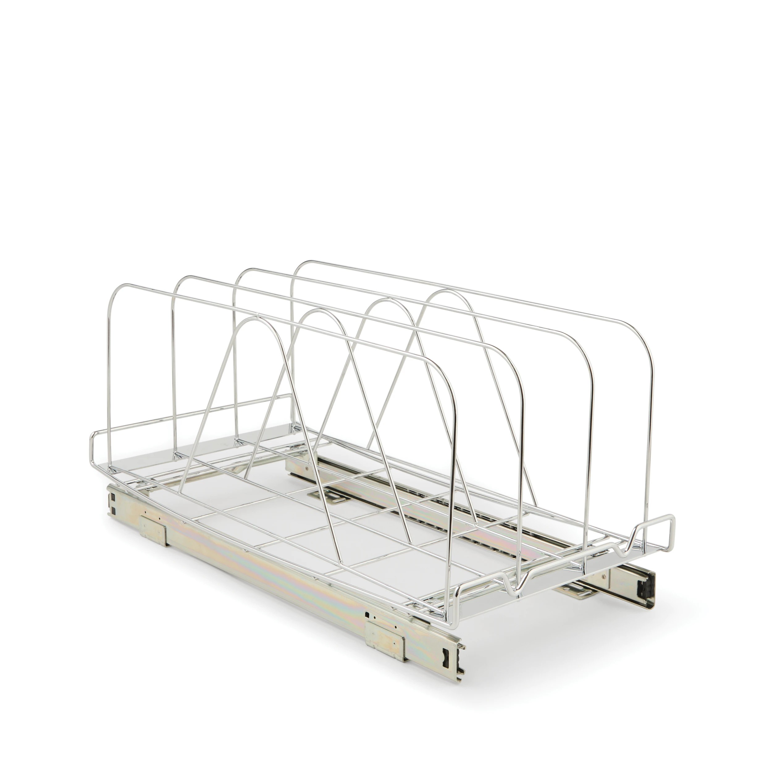 4 Chrome Pull-out Drawer Sliding Organiser, 4 of 10