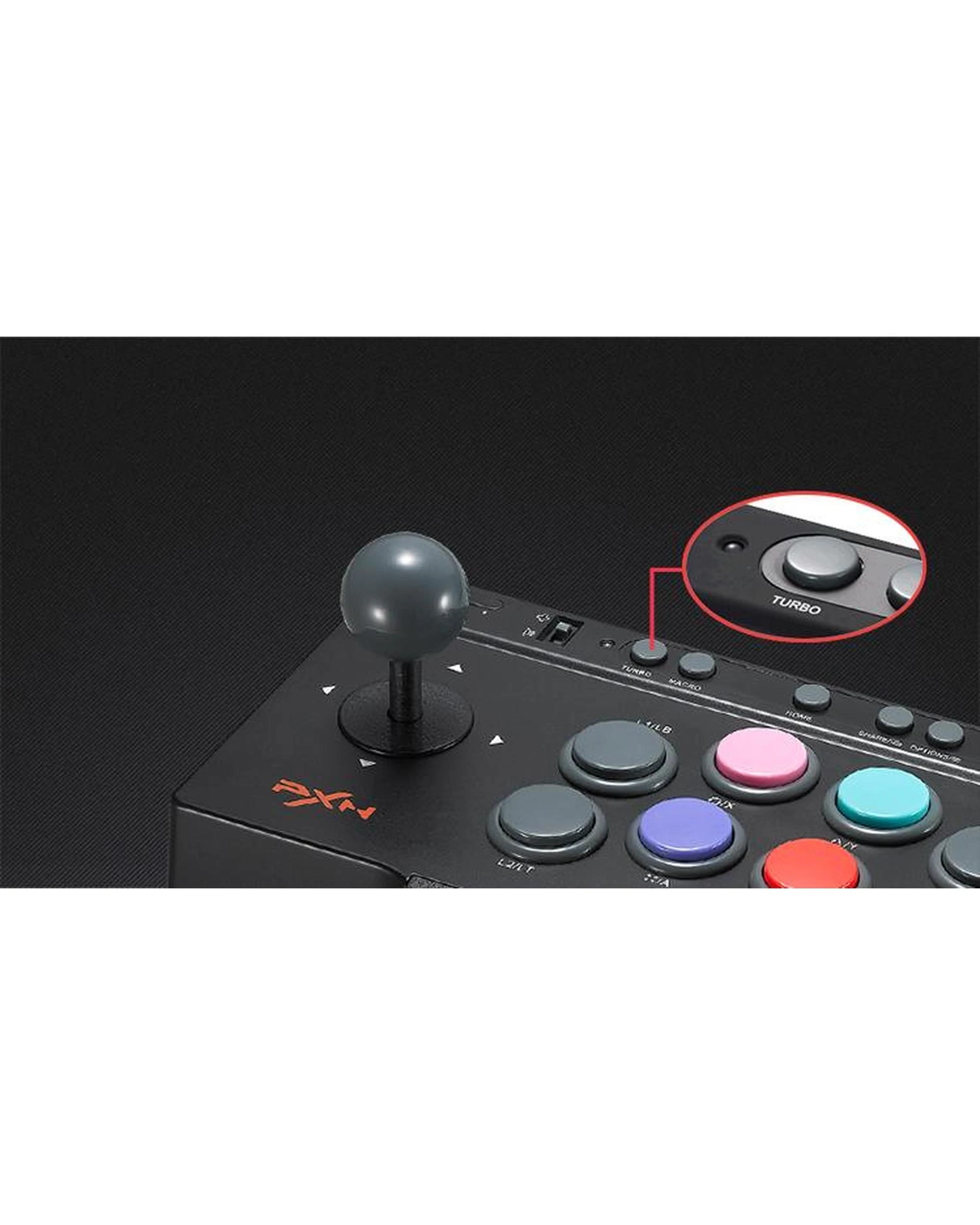 9 Multi-Platform Arcade Fight Stick Switch 1 2 PS4 Xbox Series X S PC Turbo Macro Mode Joystick Switch, 9 of 10