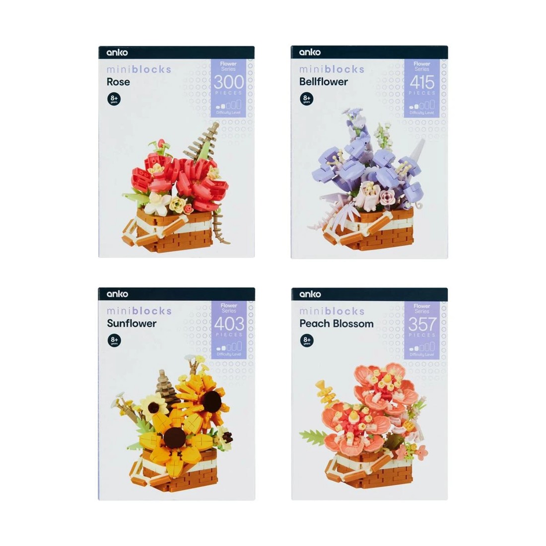 1 Mini Blocks Flower Series - Assorted, 1 of 7