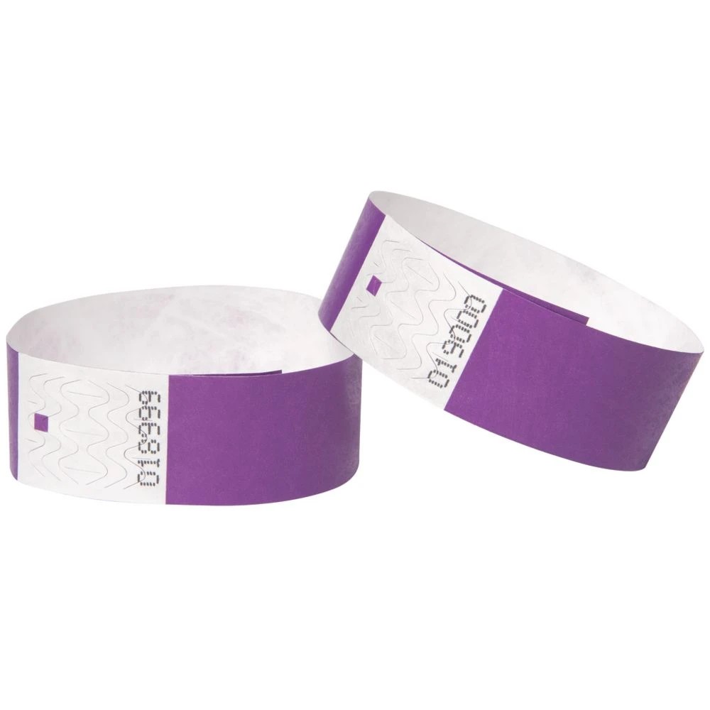 2 J.Burrows Wristbands Purple 10 Pack, 2 of 2
