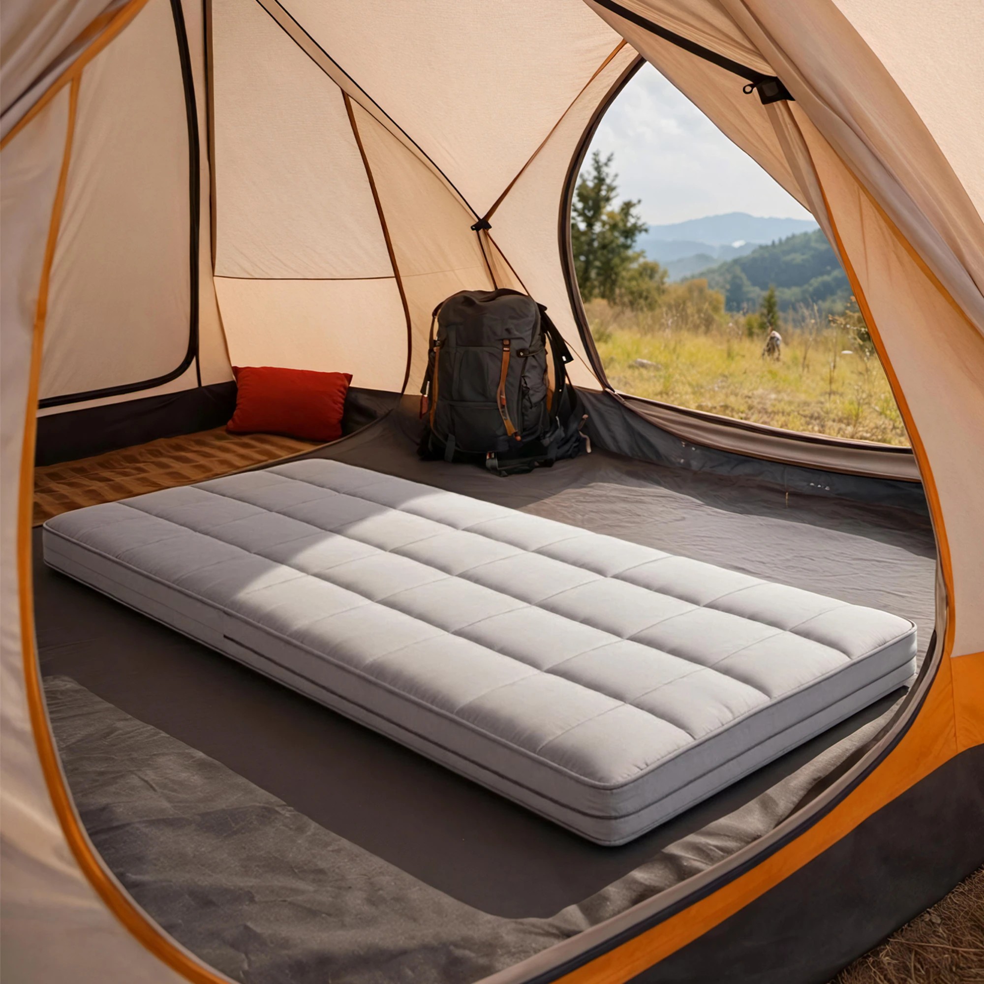 7 Dreamz Single Foam Mattress Topper For Camping Bed - Single Bed, 7 of 8