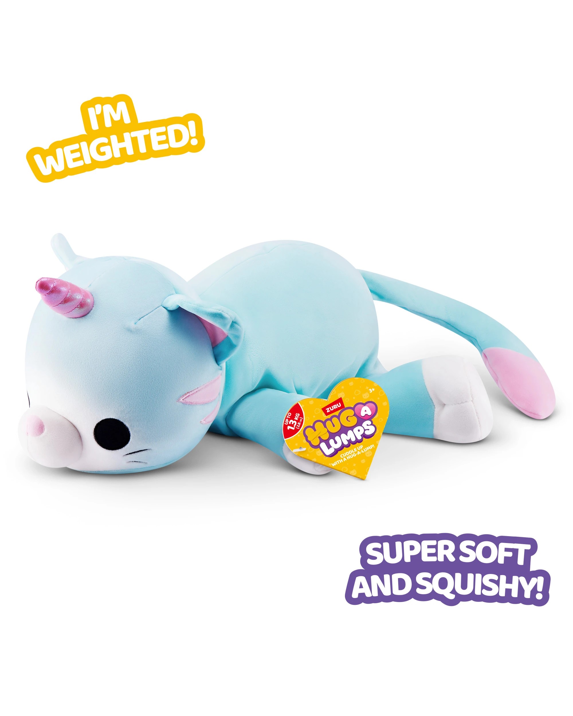 2 B. toys Zuru Hug - a - Lumps Kitty - Medium - Multi, 2 of 4