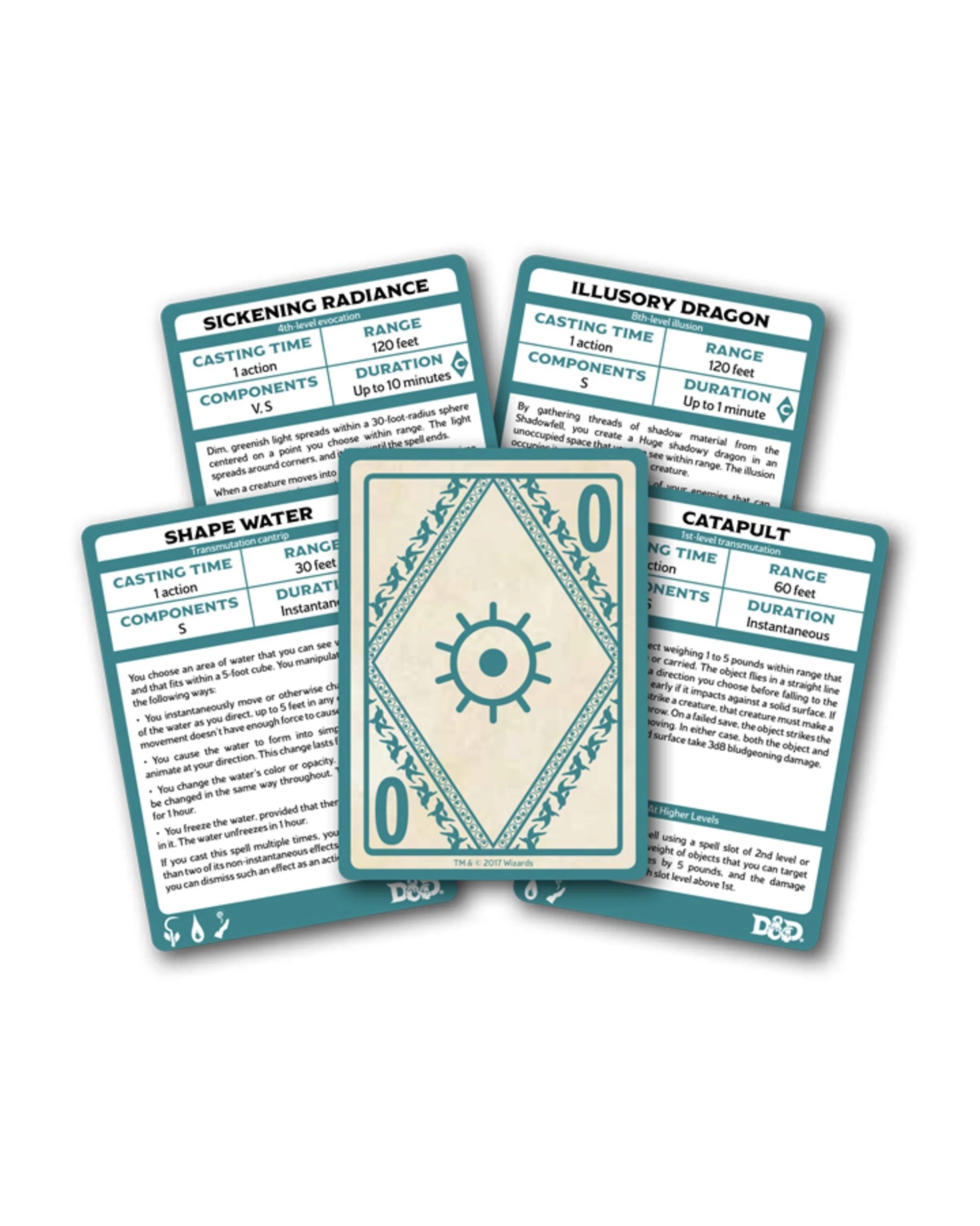 2 Dungeons and Dragons: Xanathar's Guide to Everything Spellbook Cards, 2 of 3