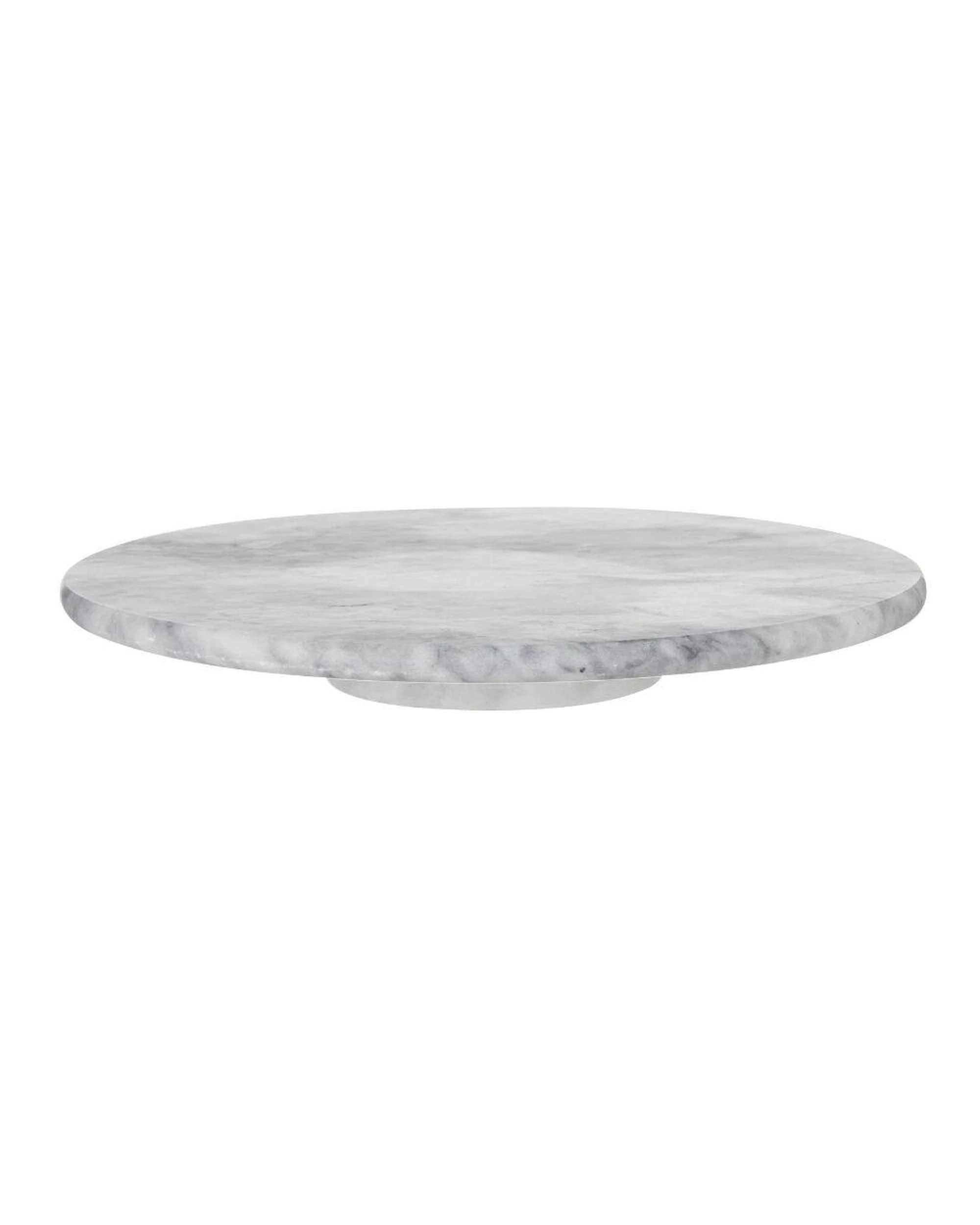 1 Davis & Waddell Nuvolo Marble Lazy Susan Serving Board 30cm, 1 of 2