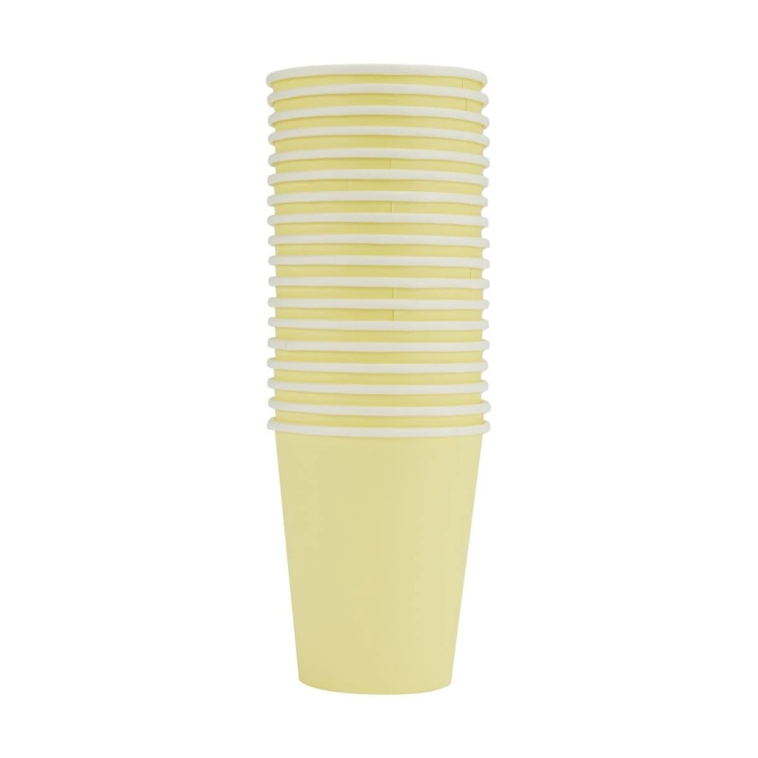 1 18 Pack Pastel Yellow Paper Cups, 1 of 3