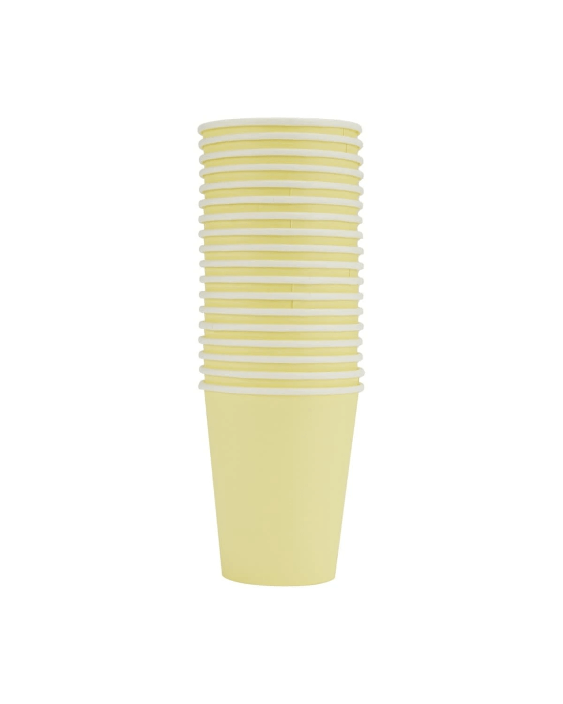 1 18 Pack Pastel Yellow Paper Cups, 1 of 3
