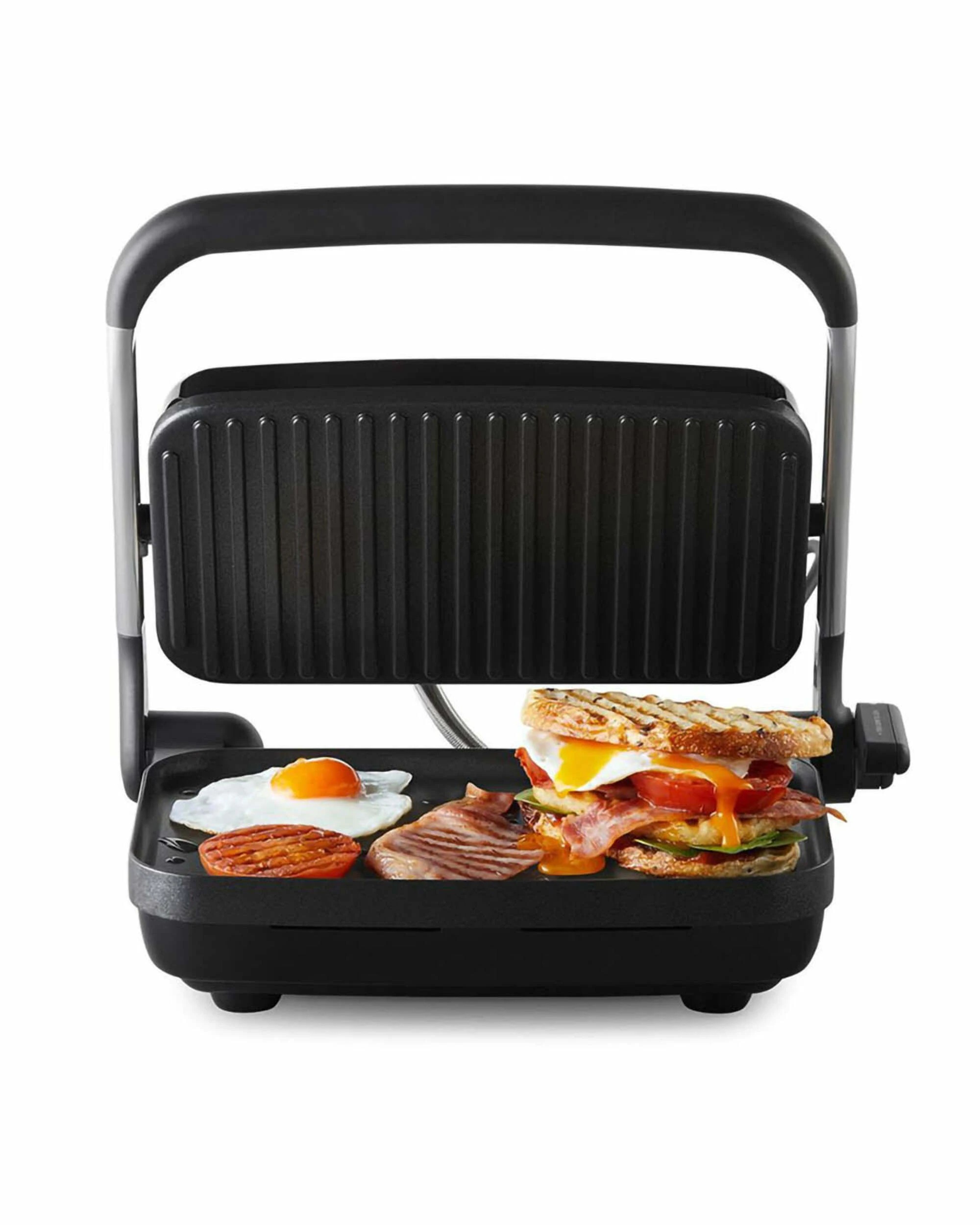 1 Sunbeam 2 Slice Grill & Press Sandwich Maker - SILVER, 1 of 3