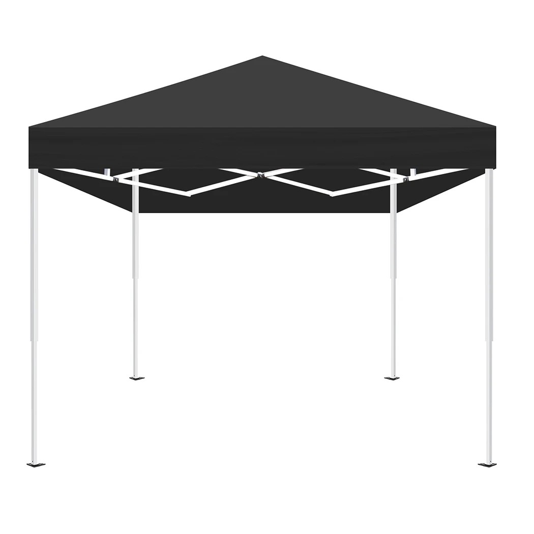 2 Mountview Pop Up Gazebo with Mesh Side Walls - Black, 2 of 8