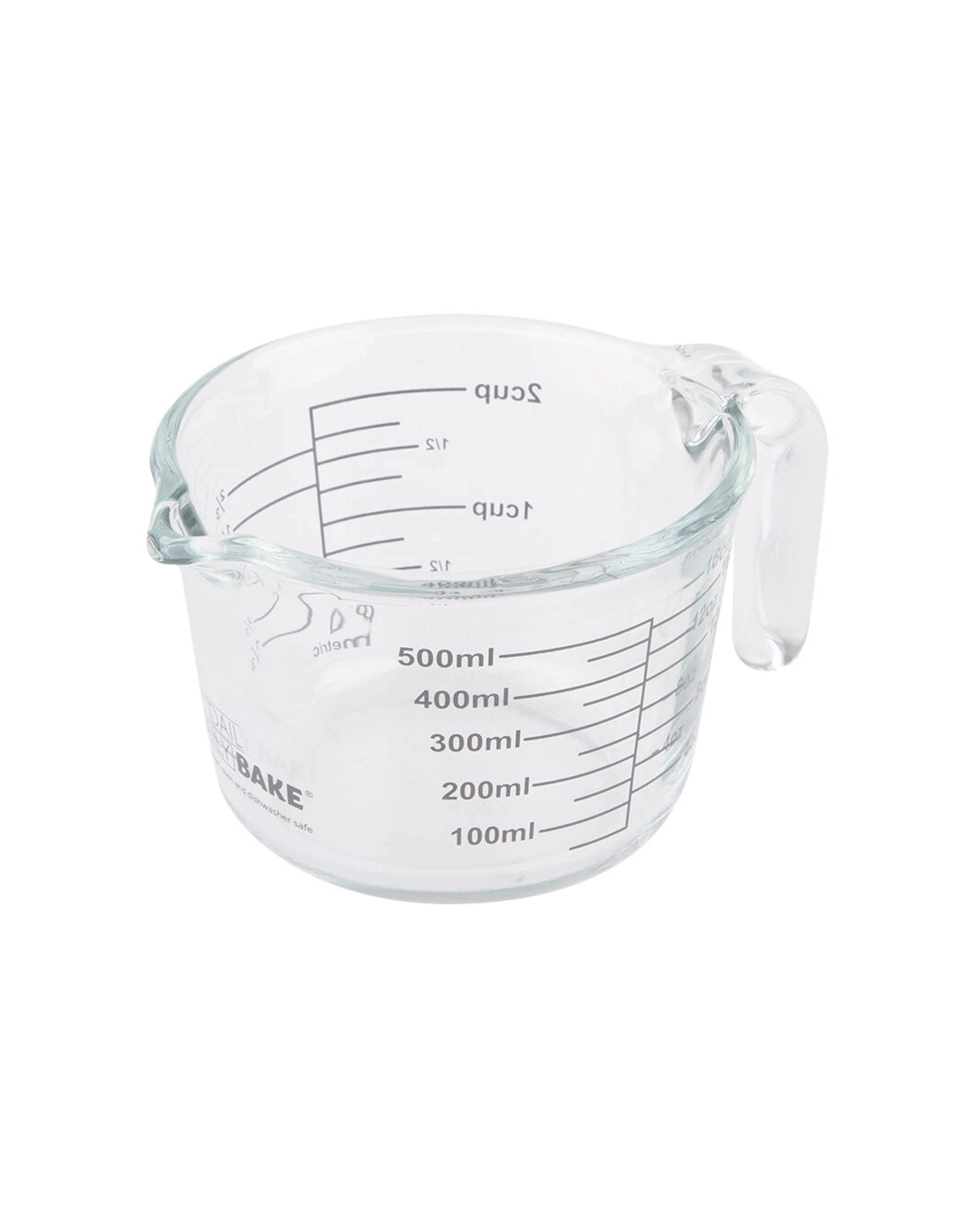 8 Daily Bake Borosilicate Glass 2-Cup 500ml Kitchen Measure Jug Utensil - Clear, 8 of 8