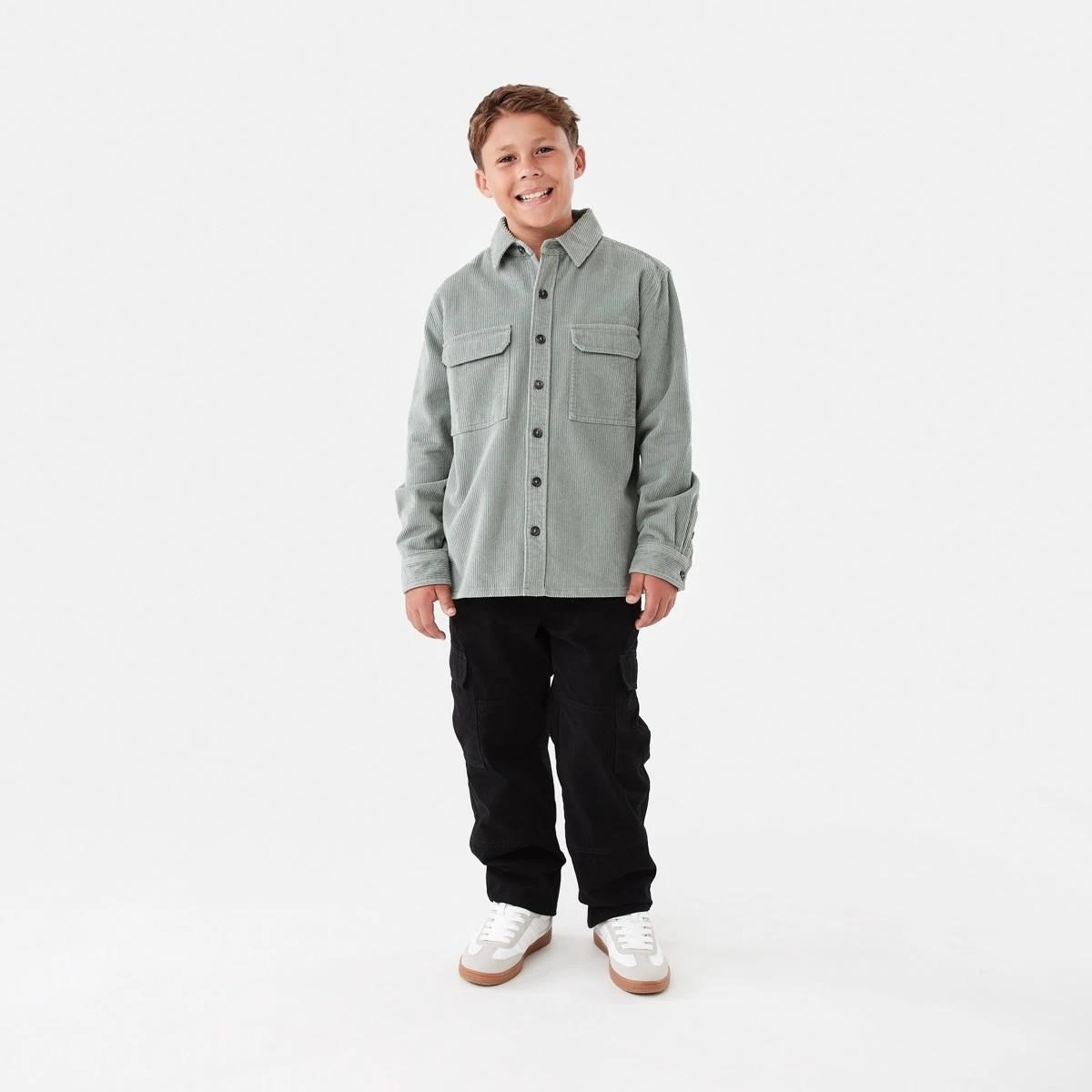 6 Utility Corduroy Overshirt Grn Laurel, 6 of 7