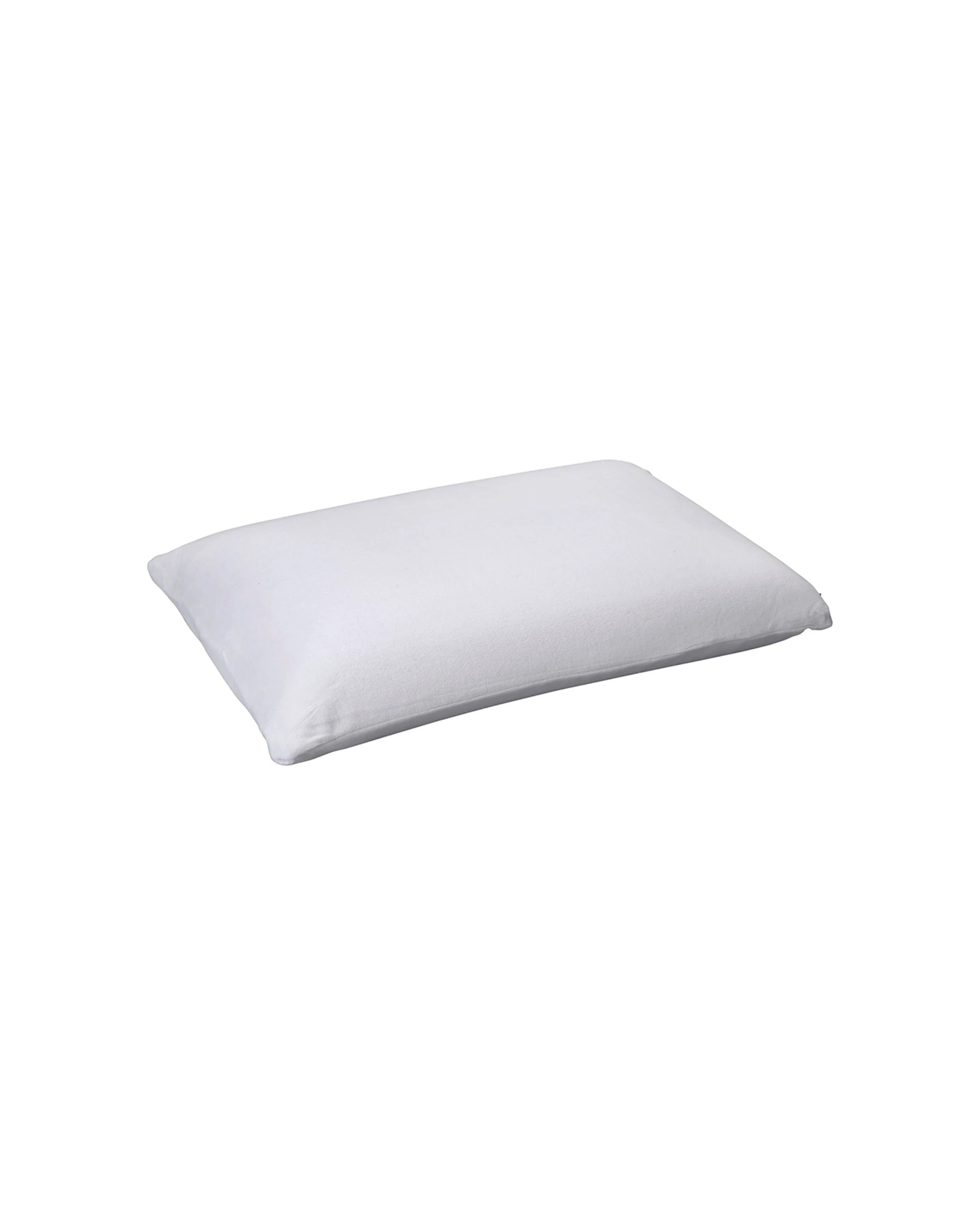 1 Bianca Sleep Easy High Profile Medium Feel Latex Pillow 65x45cm - White, 1 of 2