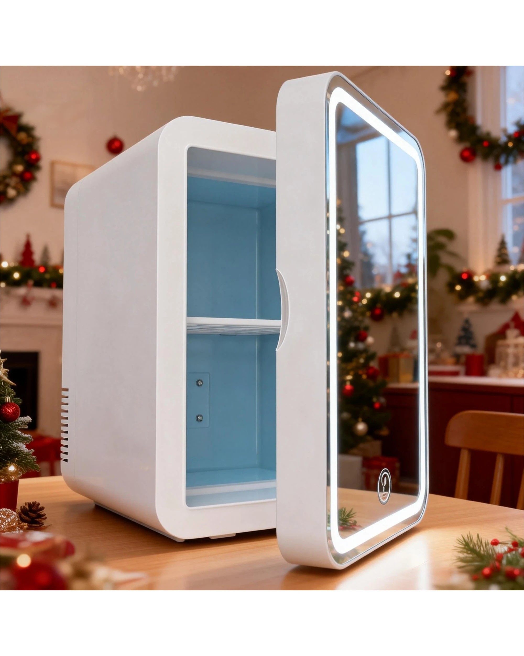 8 Advwin 8L Mini Makeup Fridge - White, 8 of 8