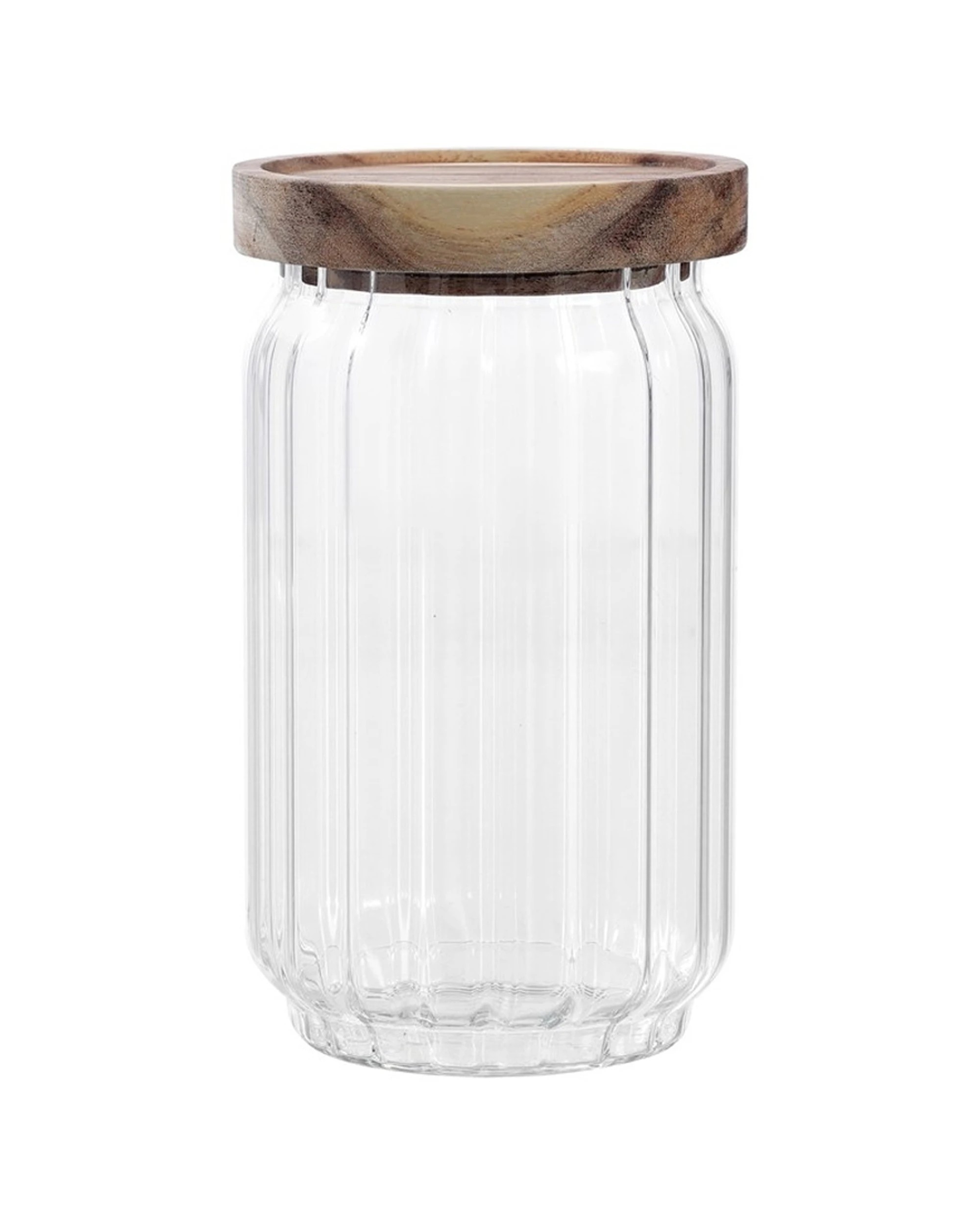 5 Lemon & Lime 6PK Woodend Acacia Glass Jar Reusable Food Container 750ml - Clear, 5 of 7
