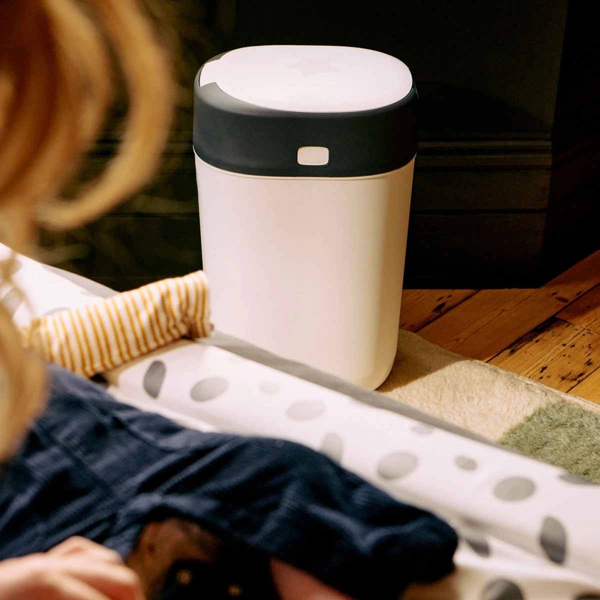 2 Tommee Tippee Twist & Click Advanced Nappy Disposal System - White, 2 of 7