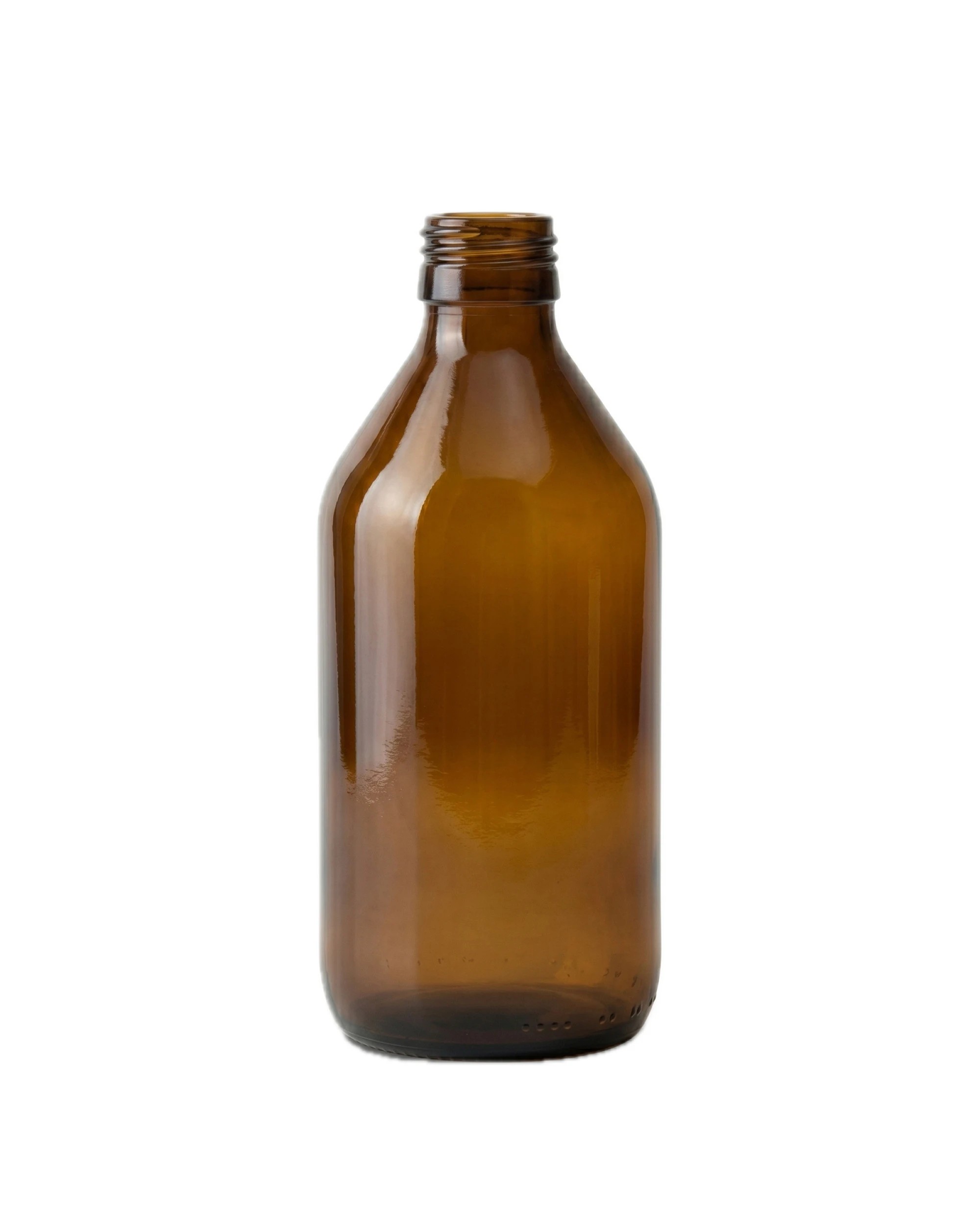 1 600ml Brown Glass Bottle for DIY Arts & Crafts without Lid/Cap, 1 of 3