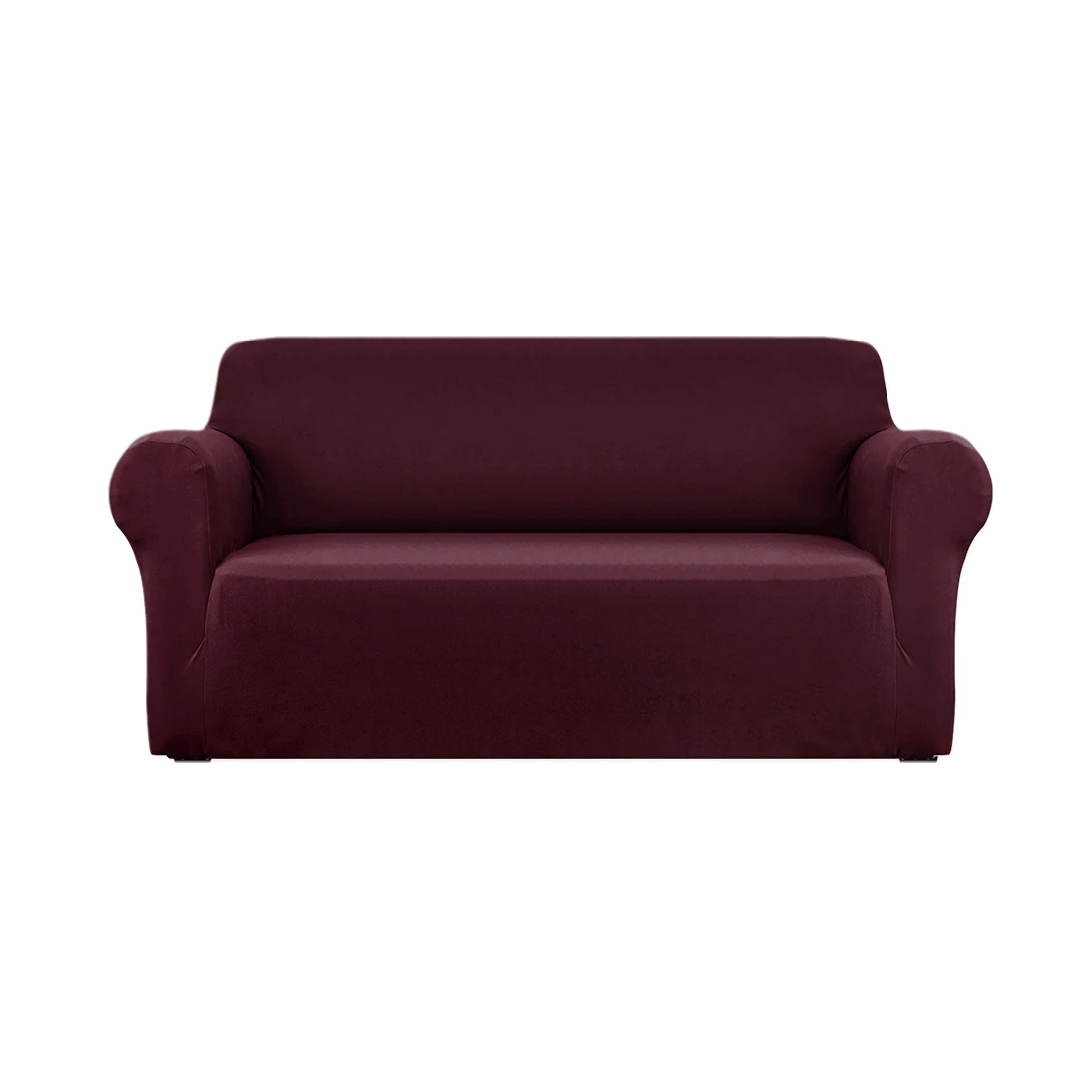 1 Artiss Sofa Cover Couch Covers 3 Seater Stretch - Red, 1 of 7