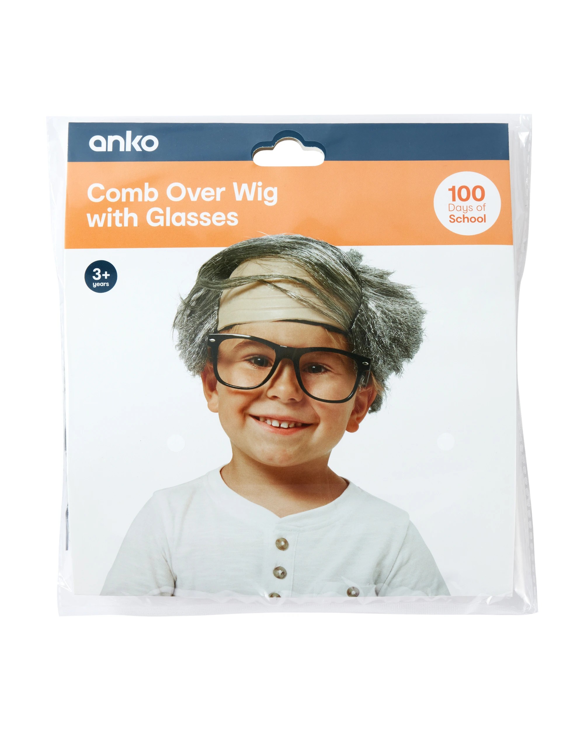 6 Comb Over Wig with Glasses  - Ages 3+, 6 of 6