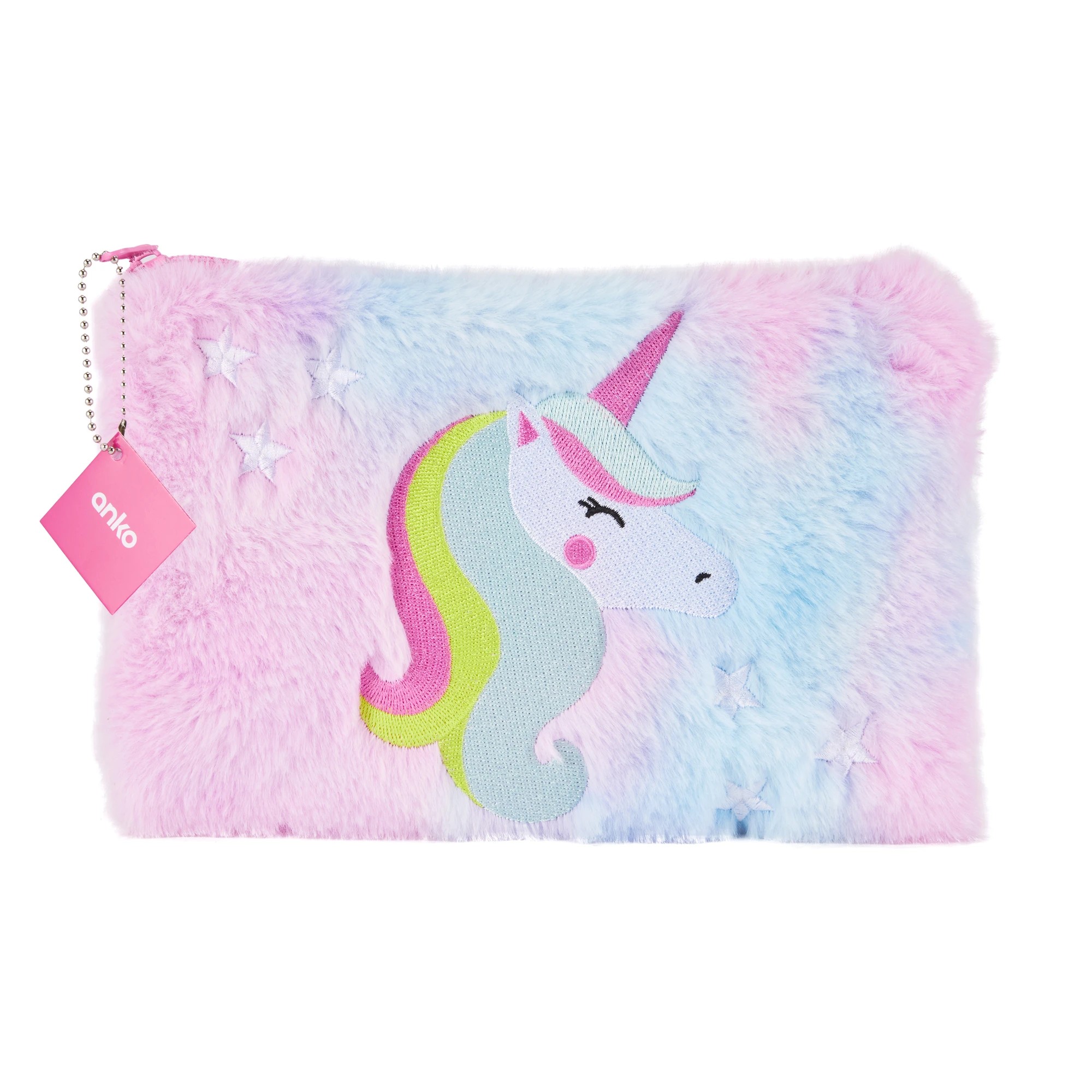 7 Fluffy Pencil Case - Unicorn, 7 of 7