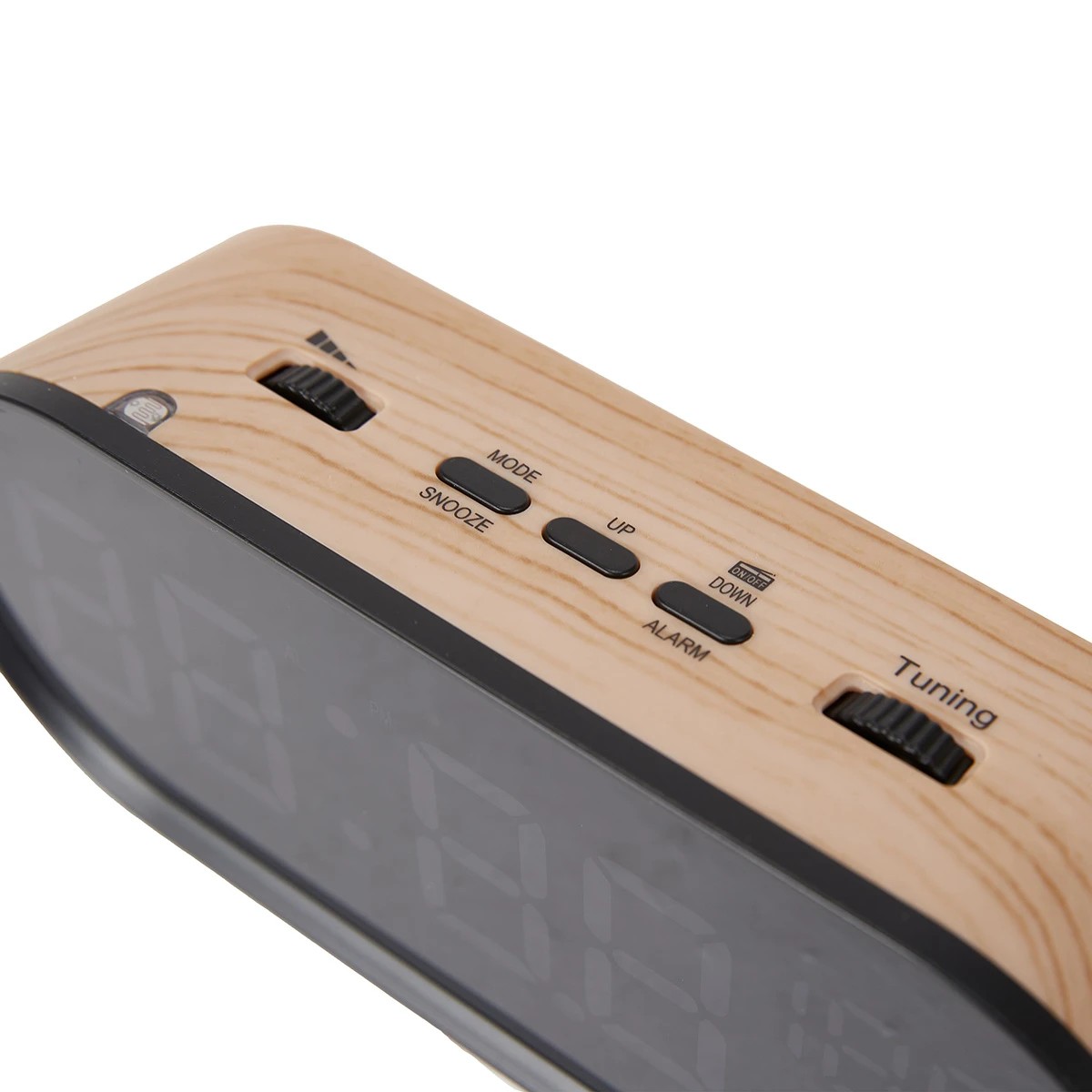 7 Clock Radio - Wood Look, 7 of 9