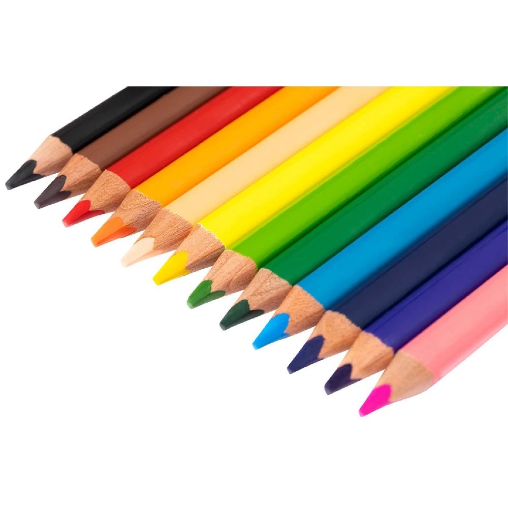 2 Texta Jumbo Coloured Pencils 12 Pack, 2 of 4