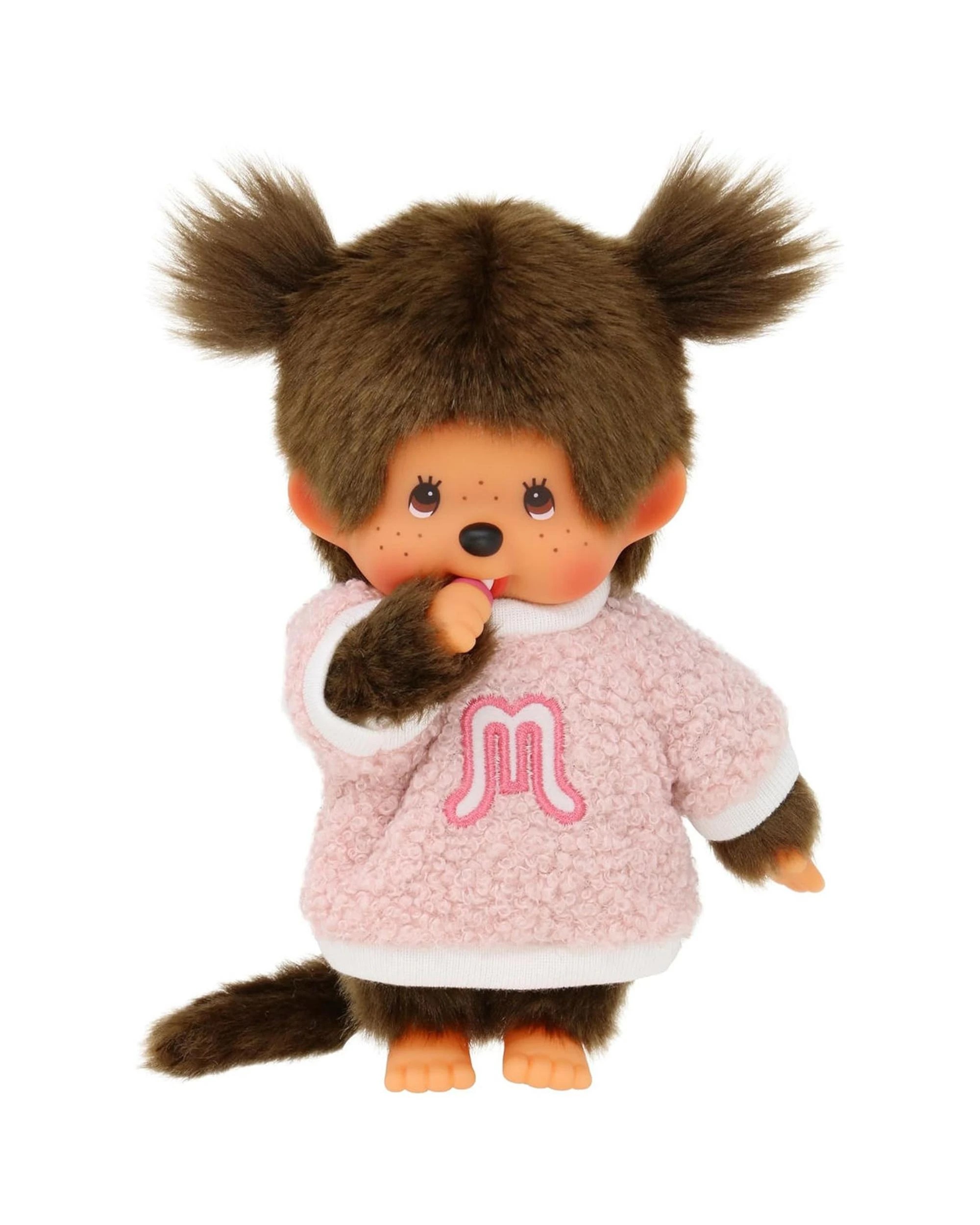3 Sekiguchi Monchhichi Girl in Fluffy Sweater Plush Doll, 3 of 3