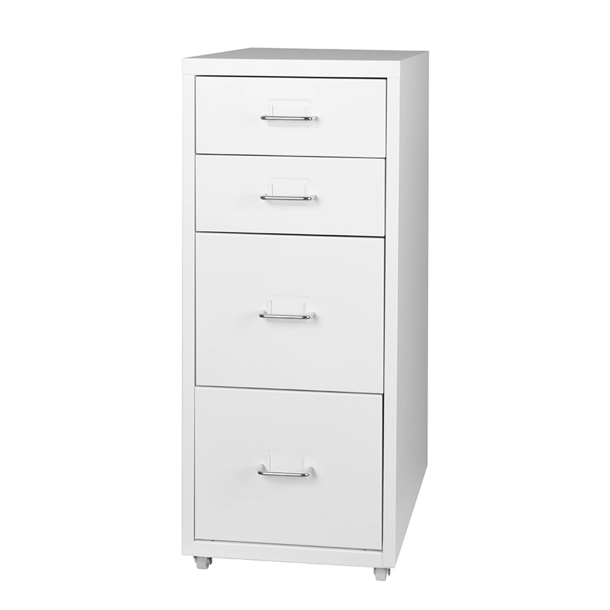 1 Levede 4 Drawer Office Cabinet - White, 1 of 7
