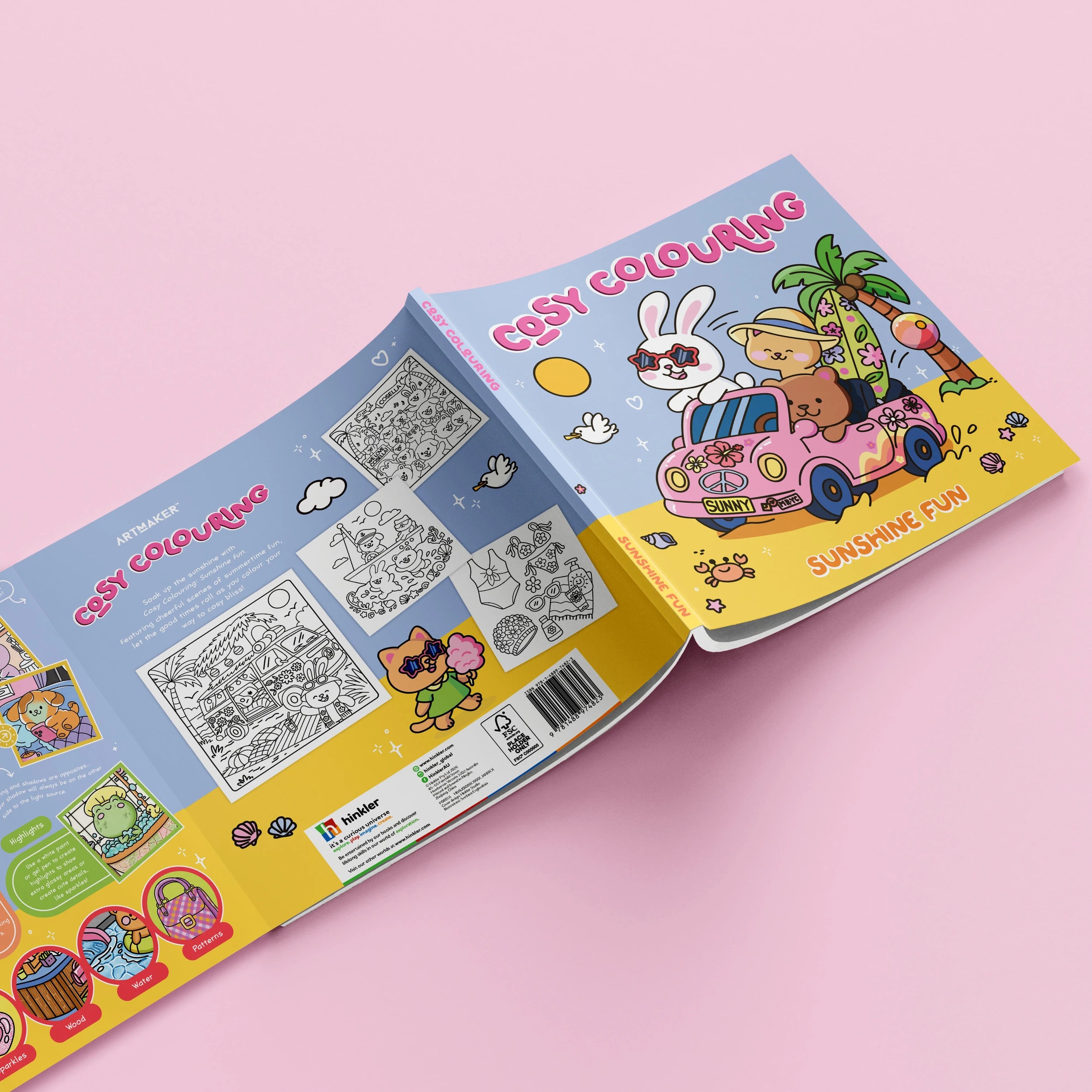 4 Cosy Colouring: Sunshine Fun - Book, 4 of 4