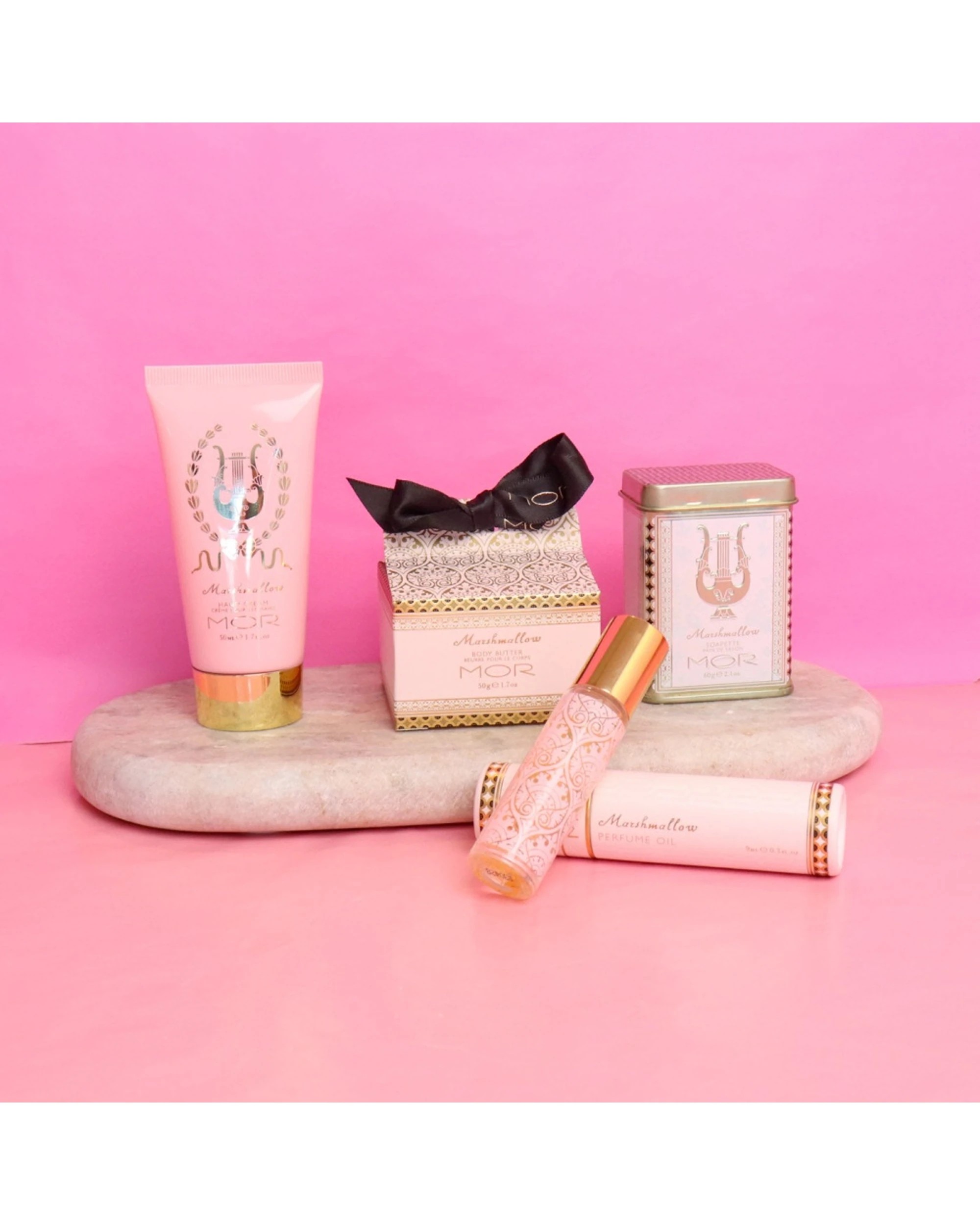 6 Gift Basket MOR Marshmallow Minis & Sheraton Microplush Bathrobe Set Luxury Hamper - Multi, 6 of 7