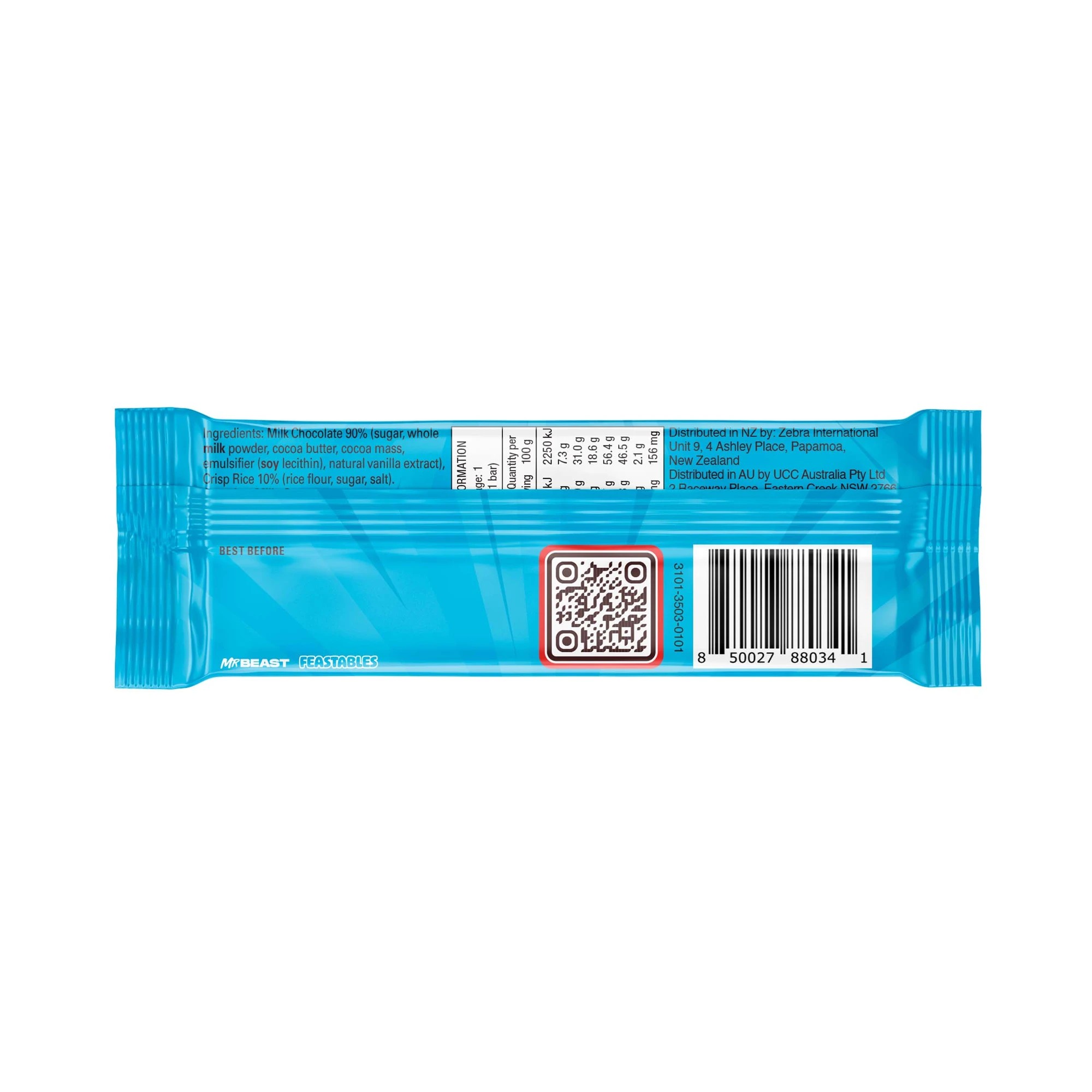 2 MrBeast Feastables Milk Crunch Milk Chocolate Bar 35g, 2 of 6