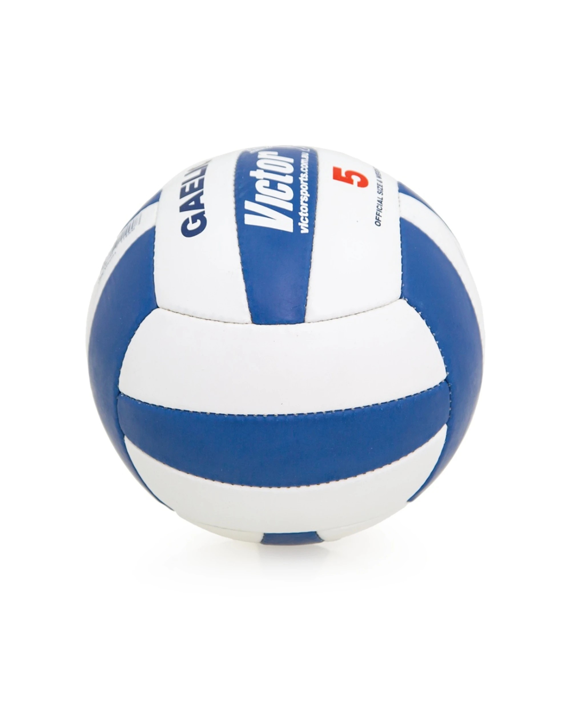 3 Victor Sports Gaelic Football Full Size Official Match Ball High Tech Bladder - Multi, 3 of 3