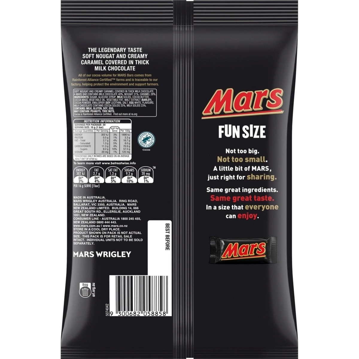 2 Mars 20 Piece Chocolate Fun Size Snack and Share Pack 320g, 2 of 5