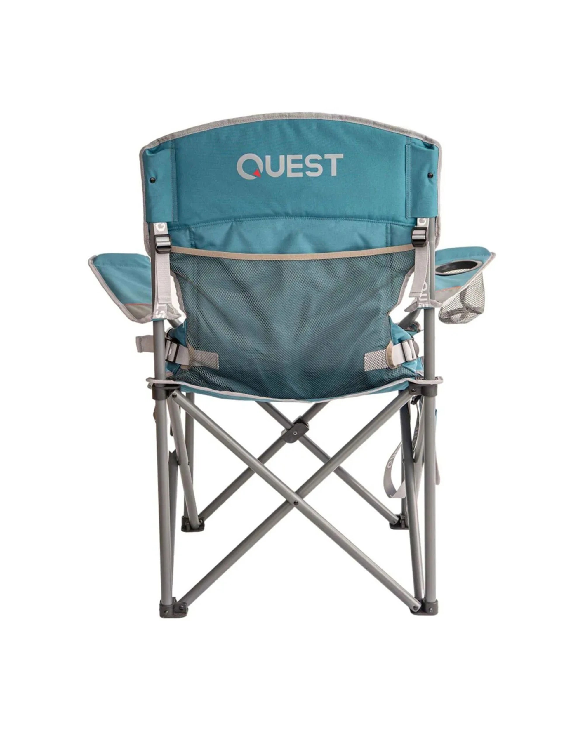 5 Quest Big Easy Camp Chair Aluminium Frame 200kg Capacity Armrests - Blue, 5 of 9
