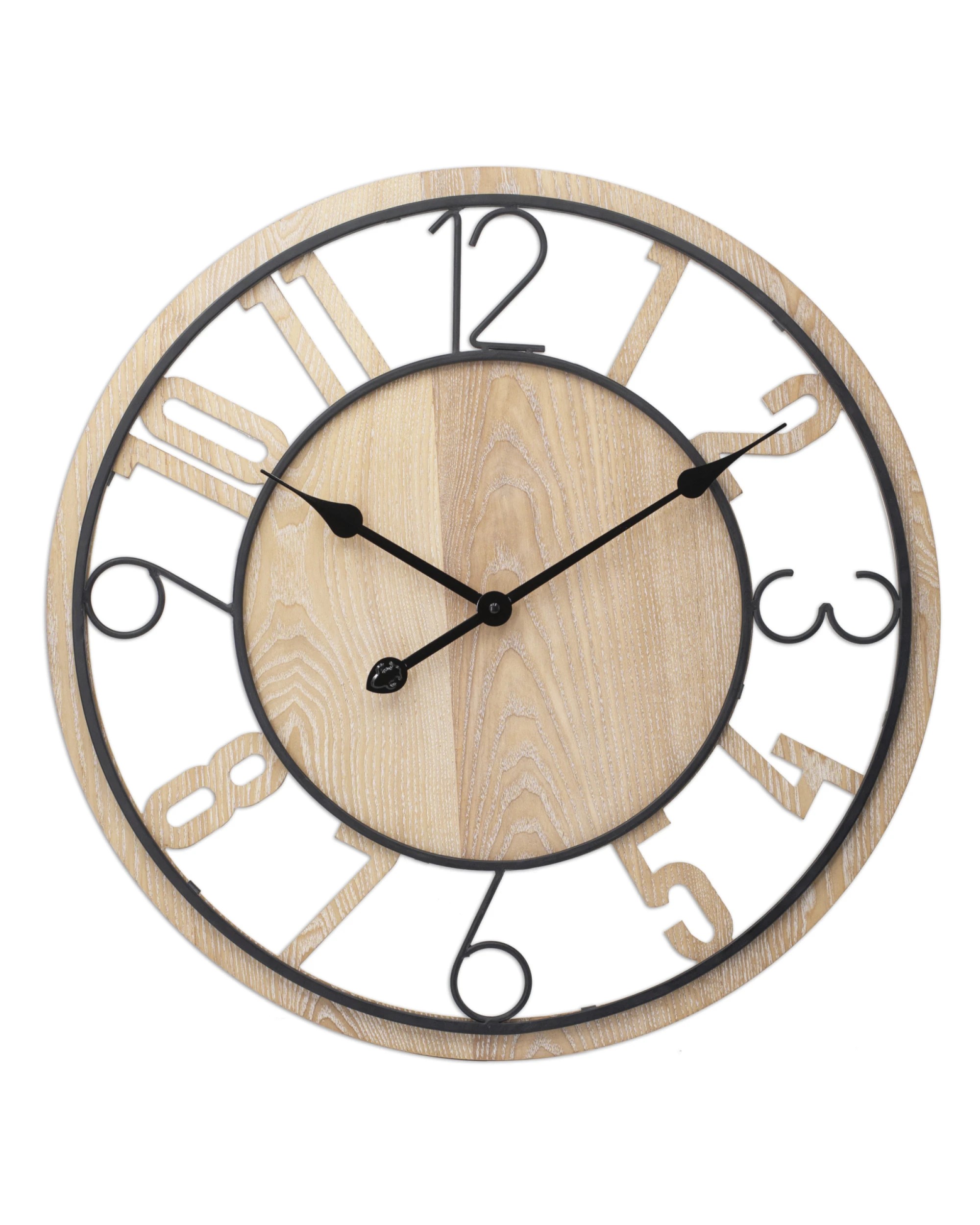 1 Toki Gabe Silent Wall Clock - 60cm - White, 1 of 3