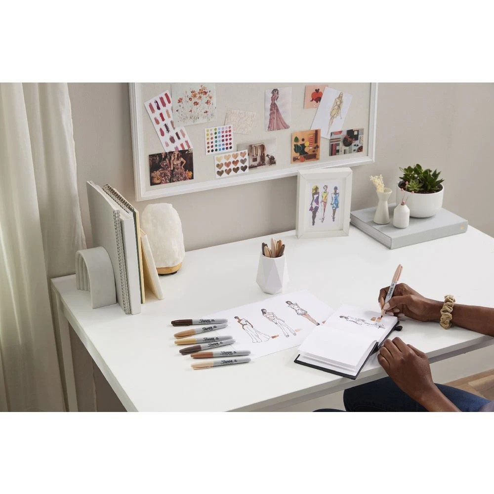 6 Sharpie Fine Permanent Markers Portrait Colours 12 Pack, 6 of 10