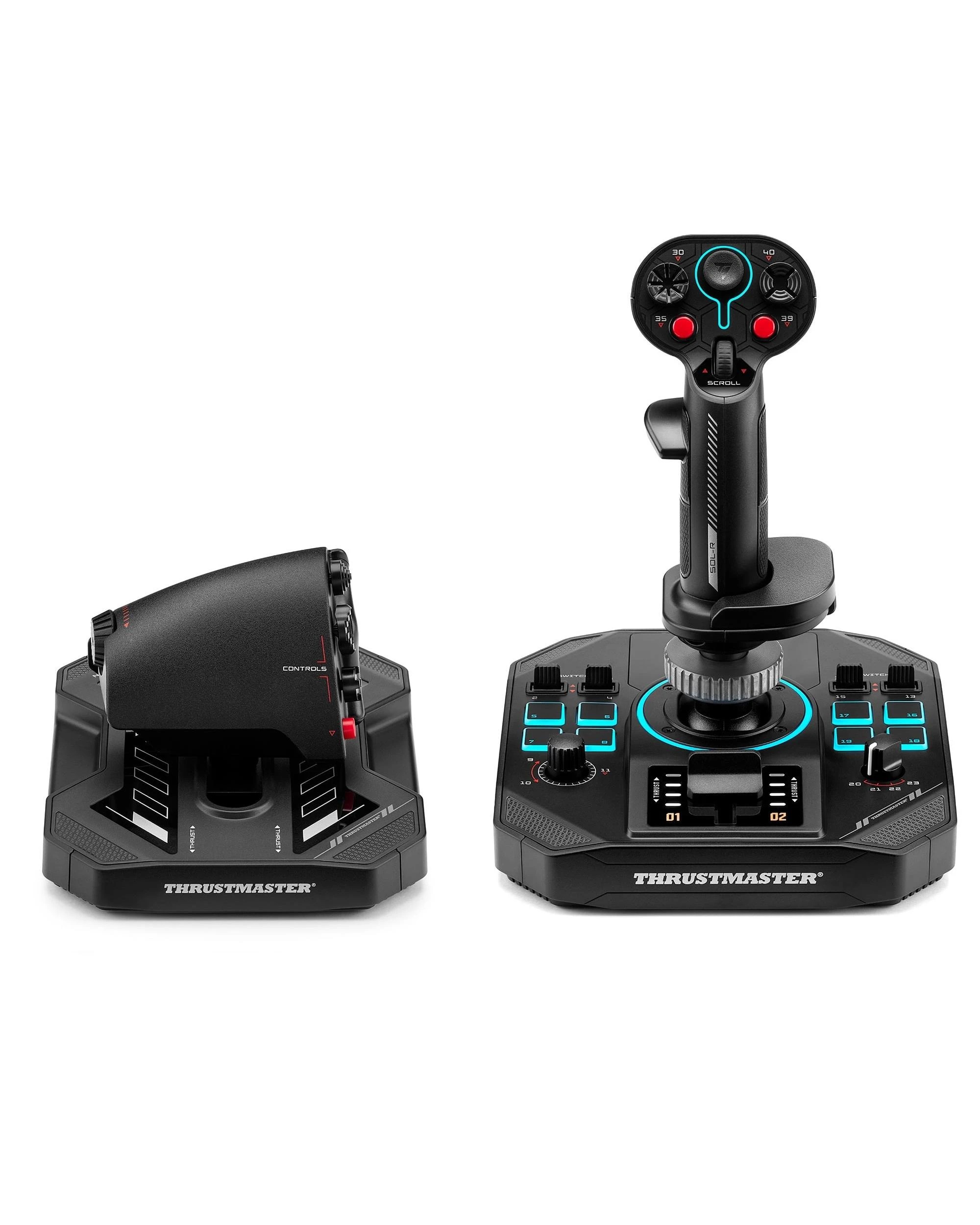 1 Thrustmaster Sol-R 4 HOTAS - Joystick and Throttle for PC - Black, 1 of 7