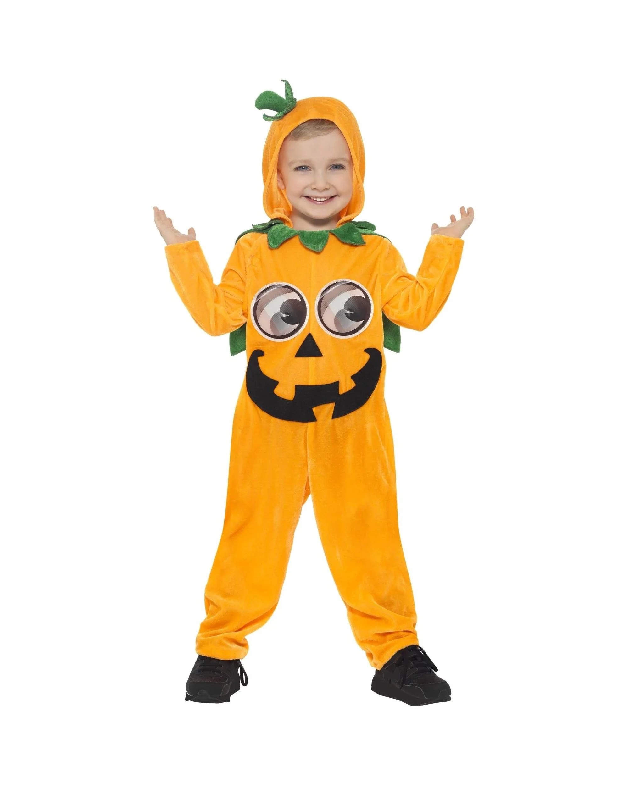 1 Pumpkin Jumpsuit Toddler Costume Size 3-4 Years, 1 of 4