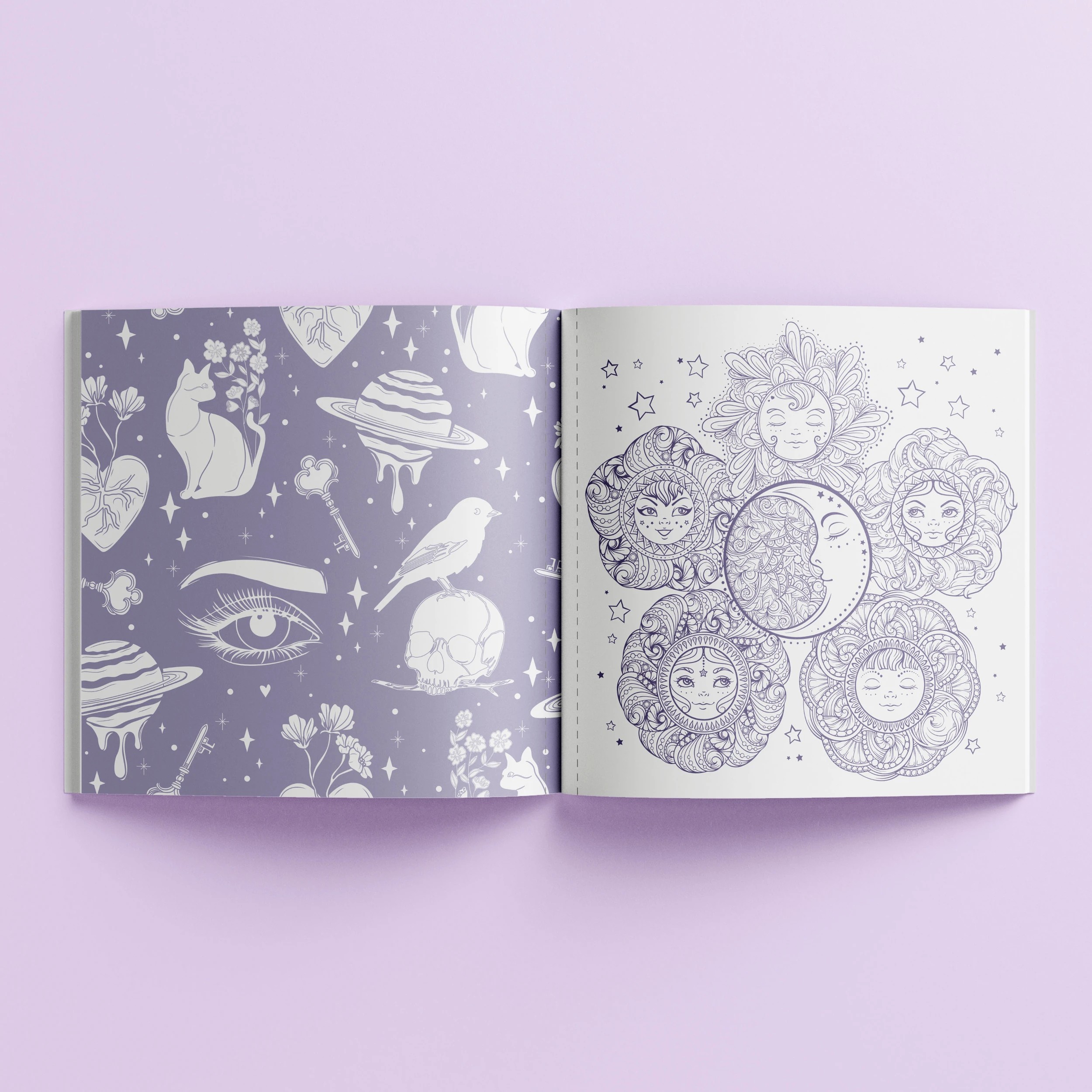 2 Art Maker Celestial Dance Creative Colouring - Book, 2 of 4