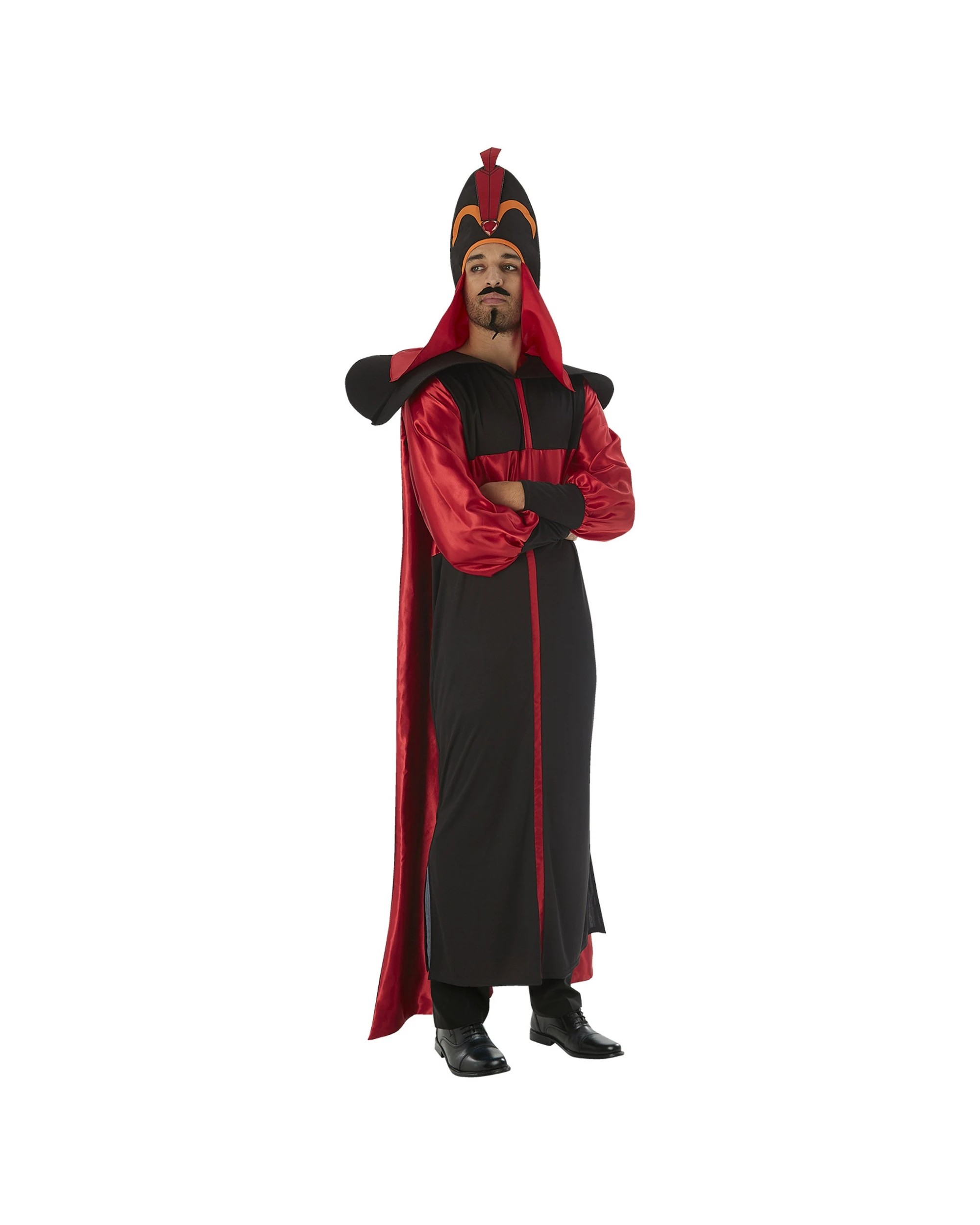1 Rubies Jafar Deluxe Grown Up Dress Up Costume Size XL 3D Shoulder Satin - Multi, 1 of 1