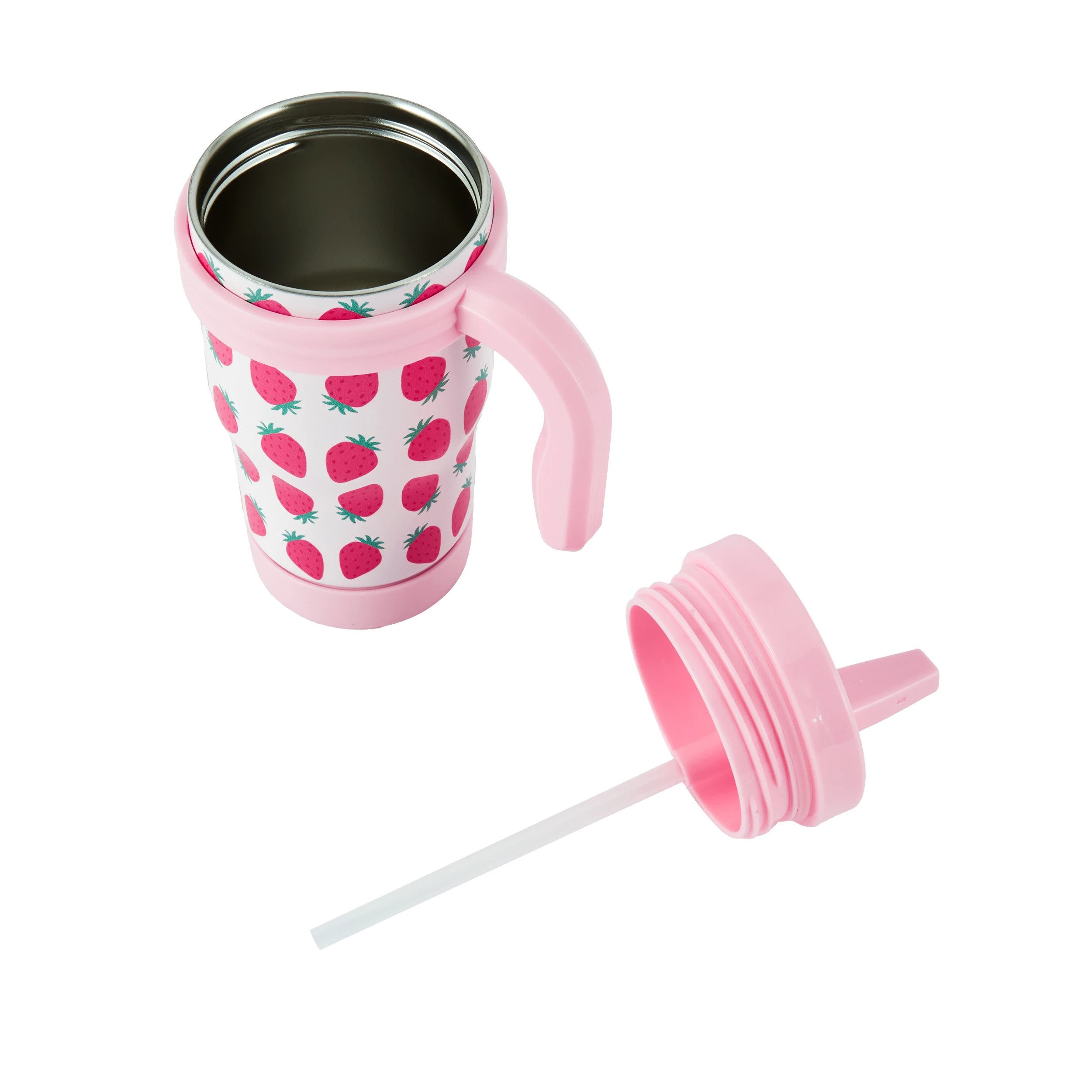 4 380ml Strawberry Tumbler with Handle, 4 of 5