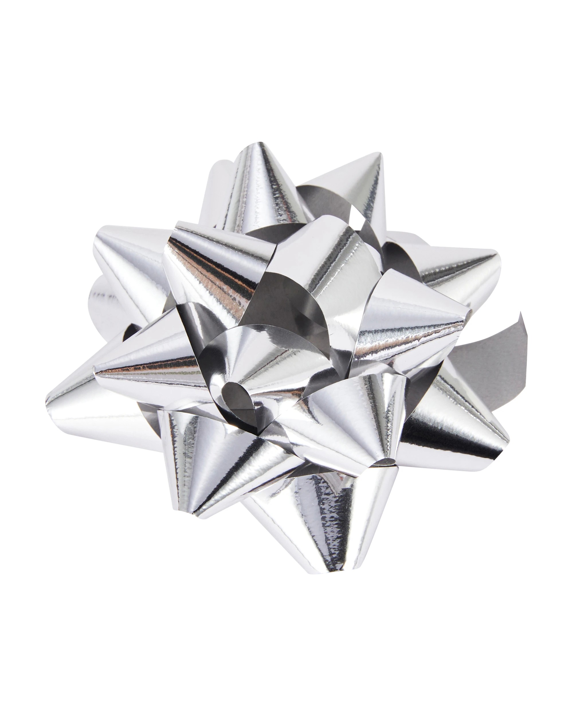 3 2 Piece Gift Bows - Silver Look, 3 of 4