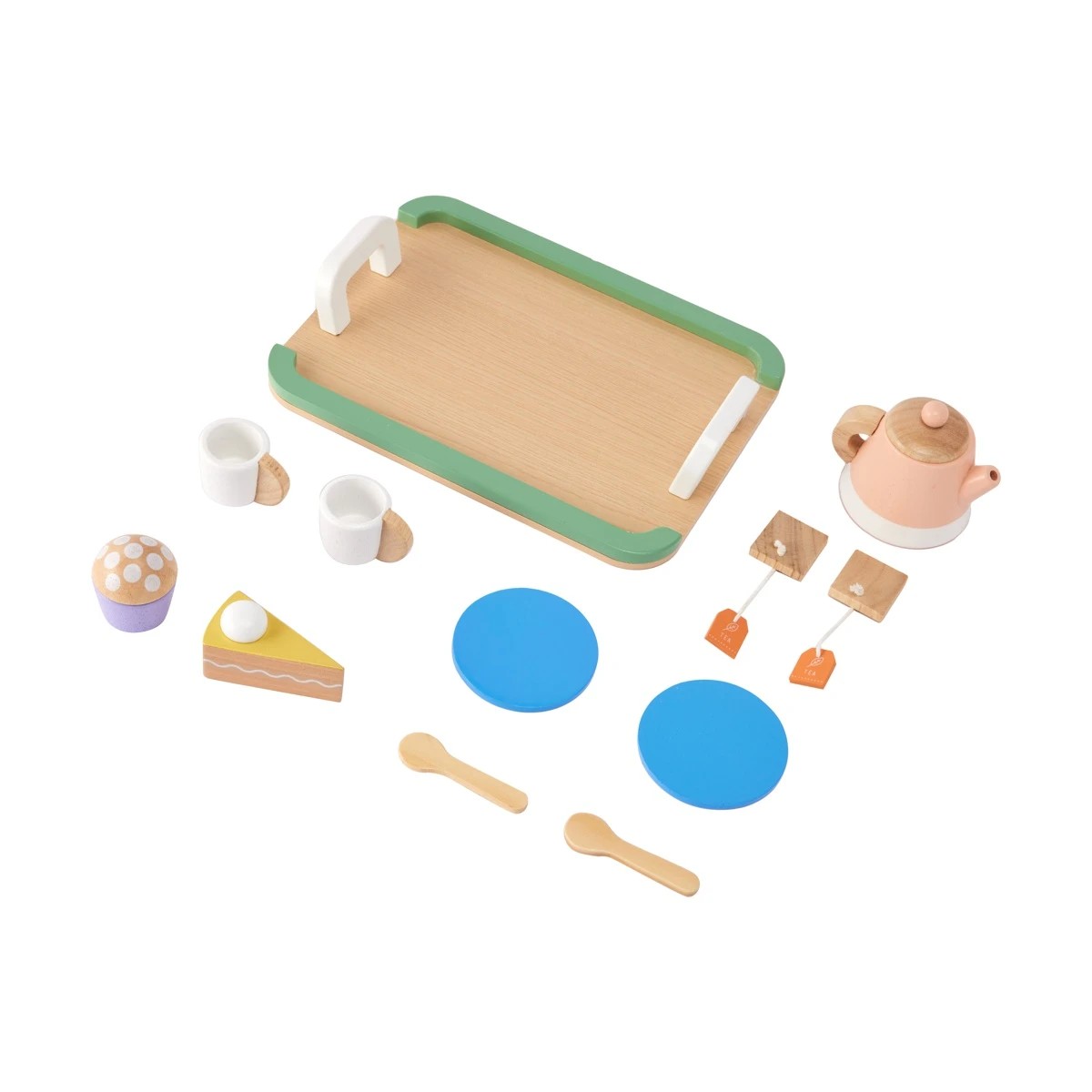 6 13 Piece Wooden Tea Playset, 6 of 7