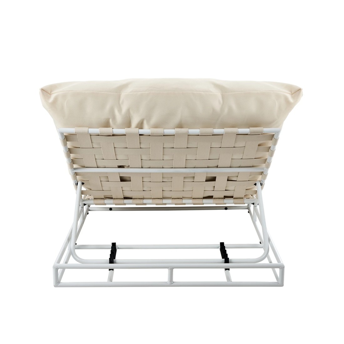 8 Livsip Outdoor Sun Lounge Day Bed Patio Garden Chairs
 - Beige, 8 of 9