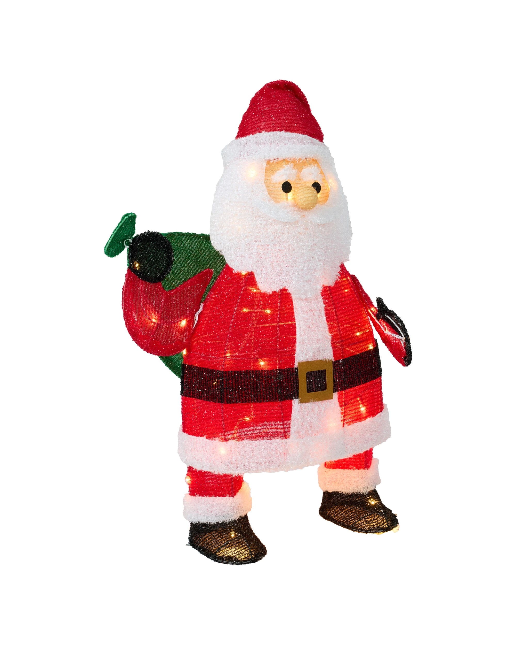 3 Low Voltage LED Light Up Santa, 3 of 9